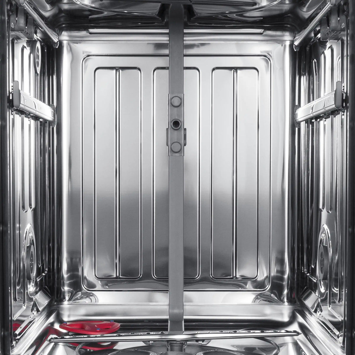 Forno Antico 4-Piece Appliance Package - 48-Inch Dual Fuel Range, 48-Inch Hood, 36-Inch Refrigerator, & 24-Inch Dishwasher in Black with Antique Brass Trim