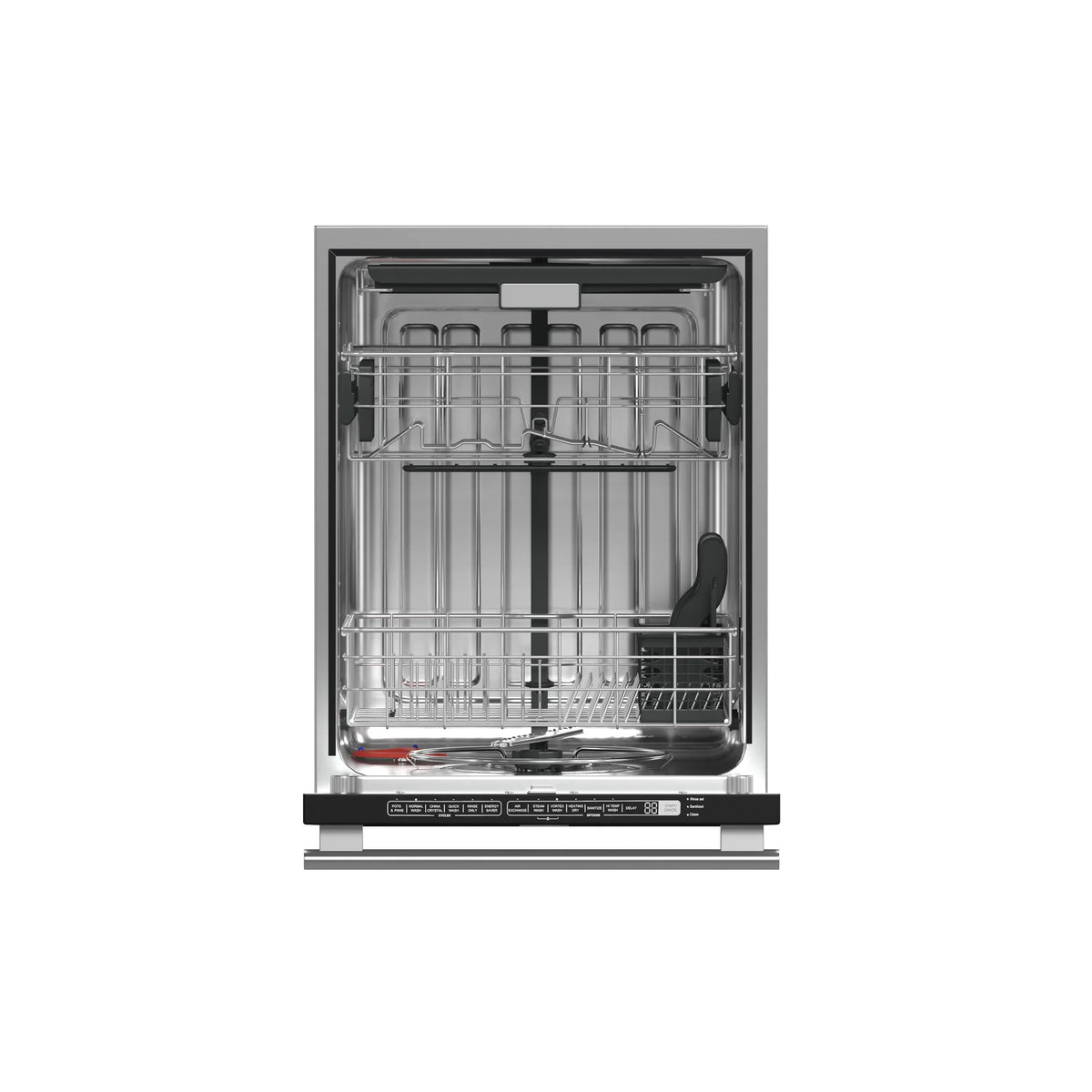 Forno 5-Piece Appliance Package - 36-inch Gas Range, Hood, Refrigerator, Dishwasher and 24-Inch Microwave Oven in Stainless Steel