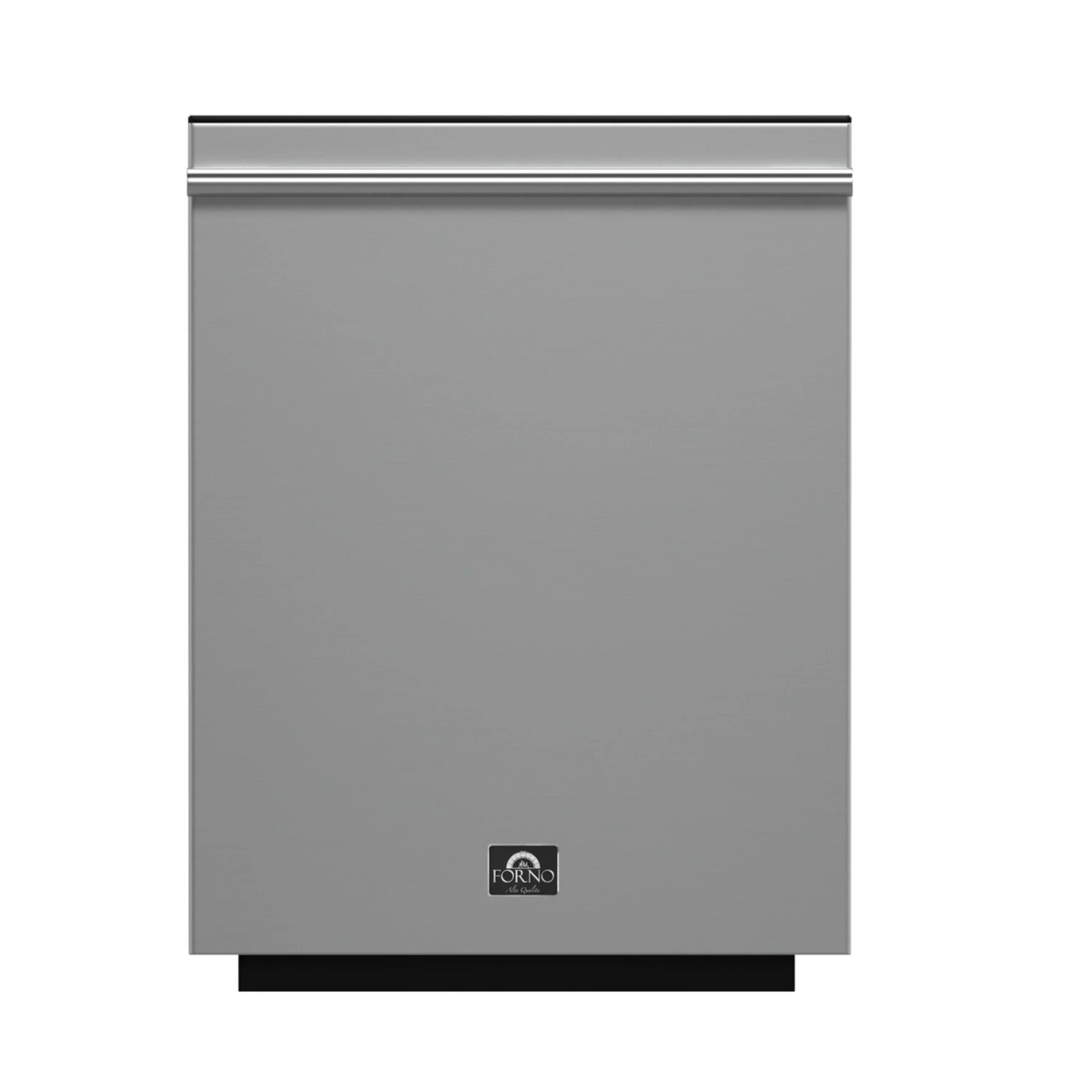 Forno 5-Piece Appliance Package - 36-inch Gas Range, Hood, Refrigerator, Dishwasher and 24-Inch Microwave Oven in Stainless Steel