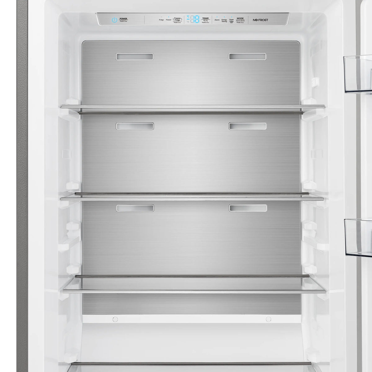 Forno Maderno 28-Inch Convertible Built-In Refrigerator/Freezer with 4-Inch Decorative Grille Trim, 13.6 cu.ft., Right Hinge in Stainless Steel (FFFFD1722-32RS)