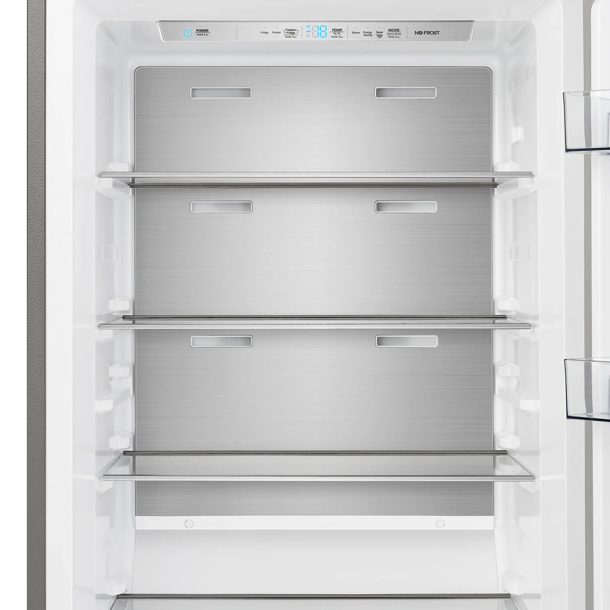 Forno Maderno 28-Inch Built-In 13.6 Cu. Ft. Convertible Refrigerator in Stainless Steel, Right Swing with Decorative Grille (FFFFD1722-32RSG)