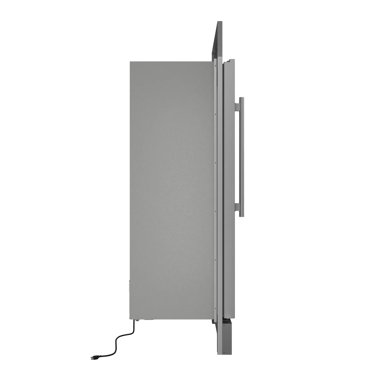 Forno Maderno 28-Inch Built-In 13.6 Cu. Ft. Convertible Refrigerator in Stainless Steel, Right Swing with Decorative Grille (FFFFD1722-32RSG)