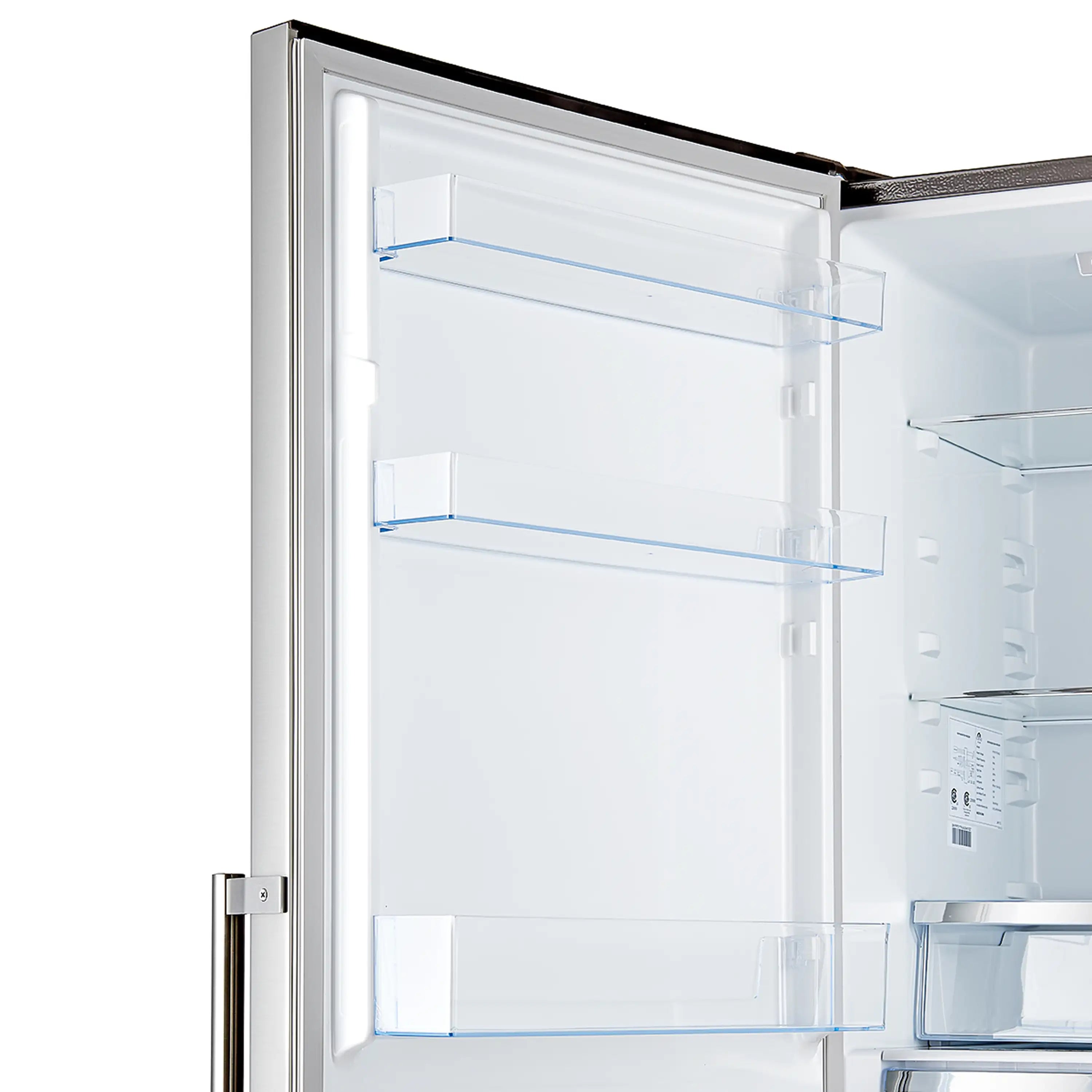 Forno Guardia 24-Inch  10.8 cu.ft. Bottom Freezer Left Swing Door Refrigerator in Stainless Steel (FFFFD1778-24LS)