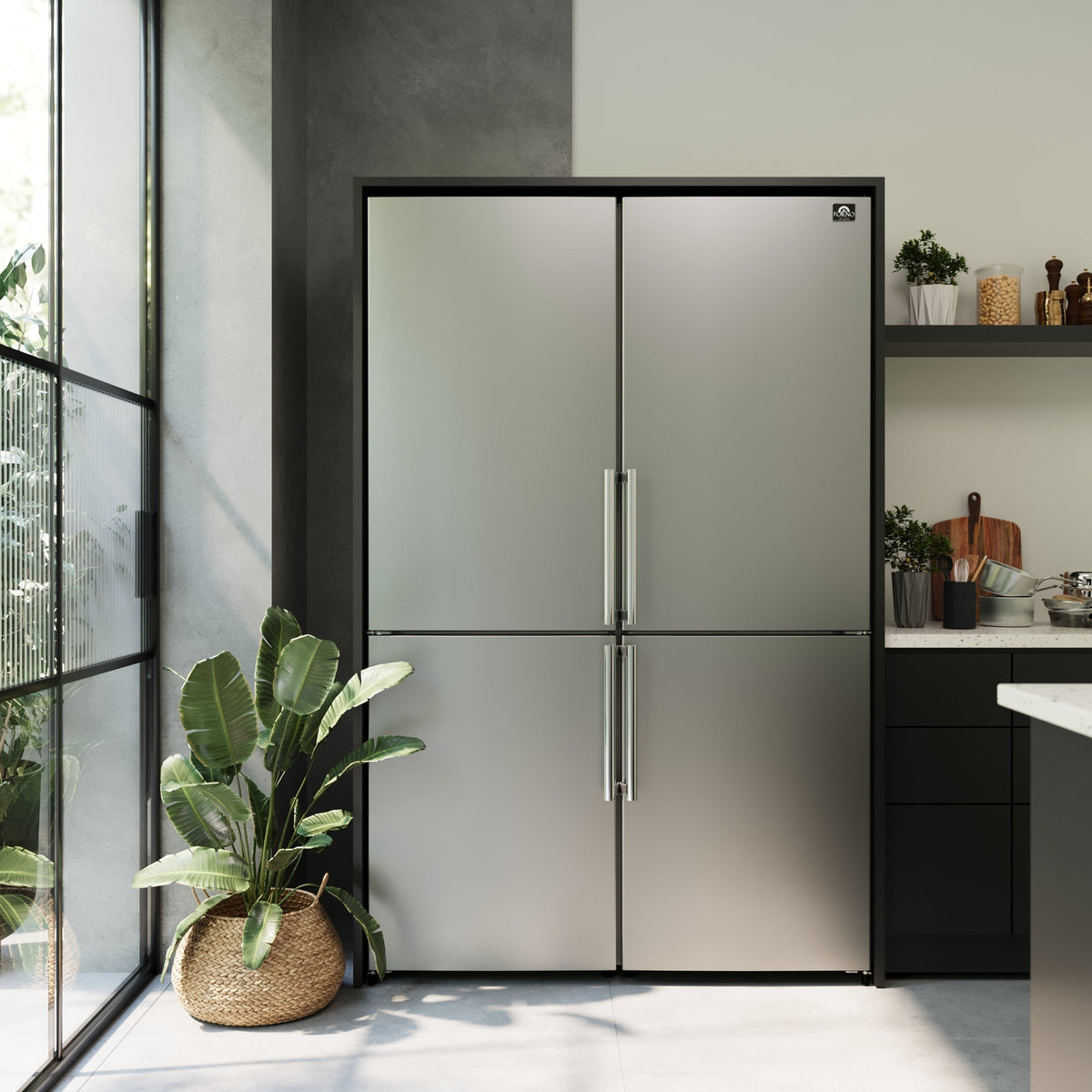 Forno Guardia 46.8-inch refrigerator set FFFFD1778-48 - lifestyle