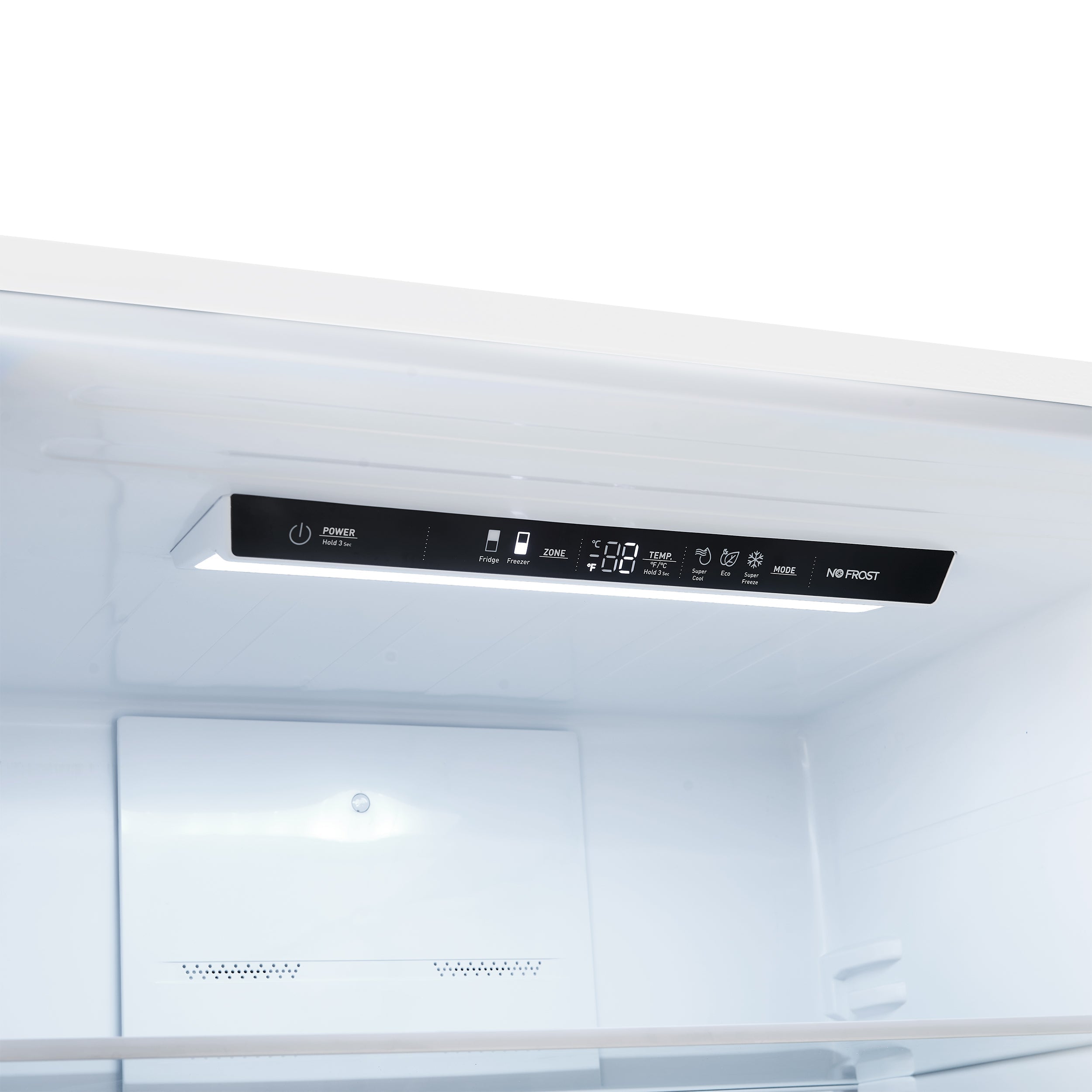 Forno Milano Espresso 31-Inch 17.2 cu. ft. Refrigerator and Bottom Freezer in White with Antique Brass Handle, Right Hinge (FFFFD1785-31WHT)