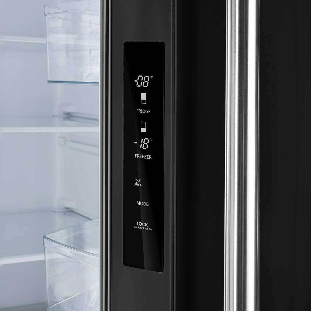 Forno 2-Piece Appliance Package - 30-Inch Induction Range and 30-Inch French Door Refrigerator in Black with Stainless Steel Trim (FBDL-015-15CAUS)