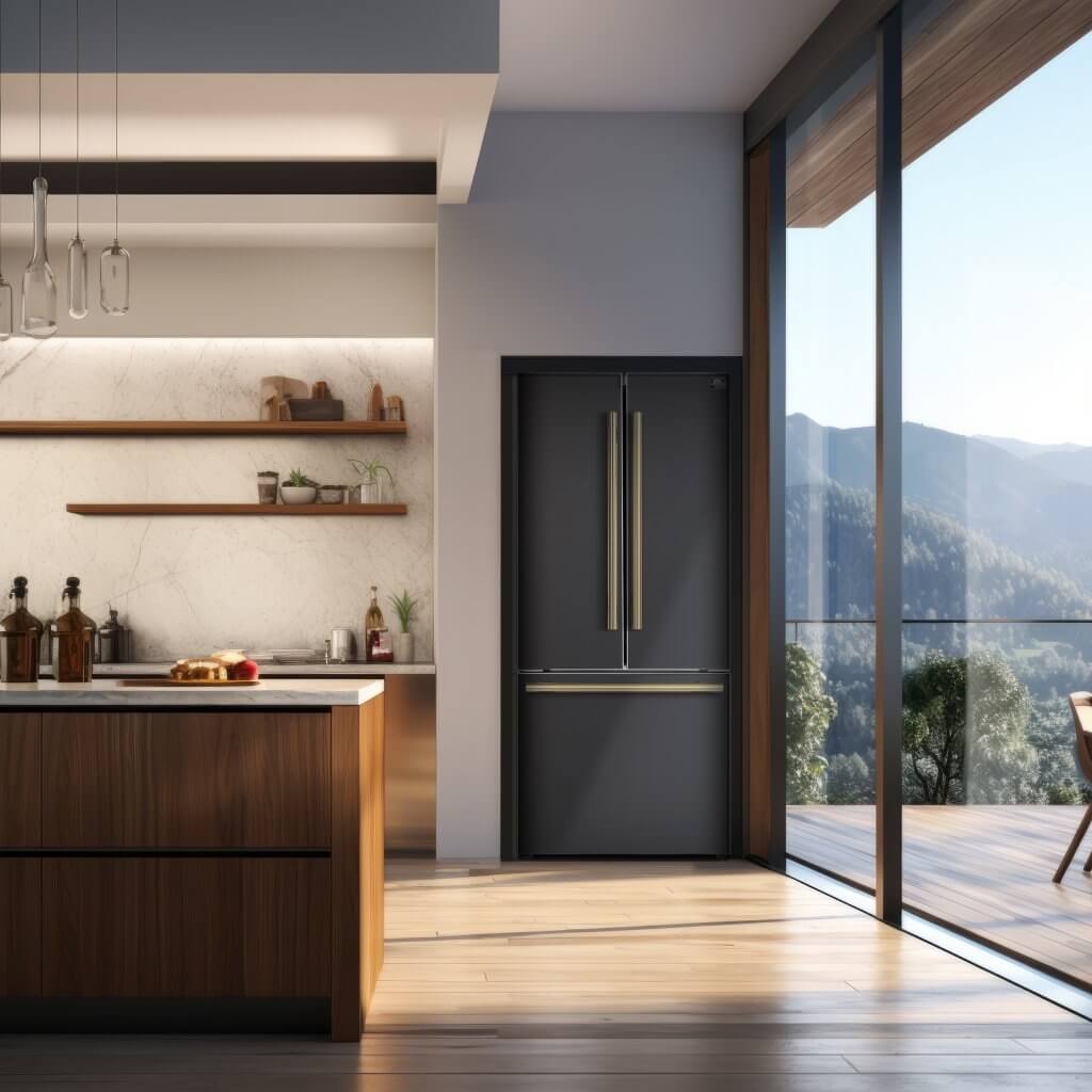 Forno 2-Piece Appliance Package - 30-Inch Slide-In Induction Range and 30-Inch French Door Refrigerator in Black with Stainless Steel Trim (FBDL-014-15CAUS)