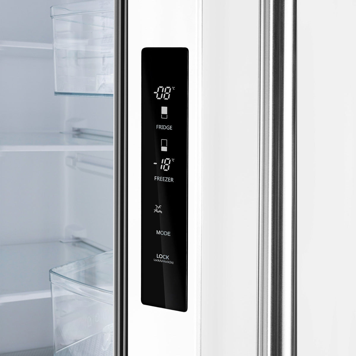 Forno 2-Piece Appliance Package - 30-Inch Slide-In Induction Range and 30-Inch French Door Refrigerator in White with Stainless Steel Trim (FBDL-014-10CAUS)