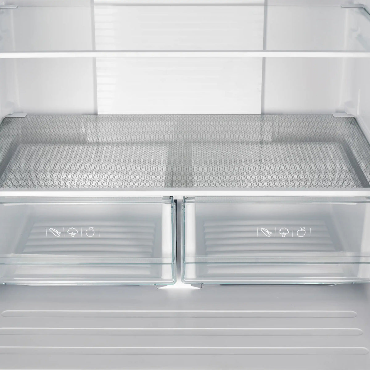Forno 30-Inch French Door Built-In Refrigerator with 17.5 Cu Ft and Ice Maker in Stainless Steel with 4” Decorative Grille (FFFFD1974-35SG)
