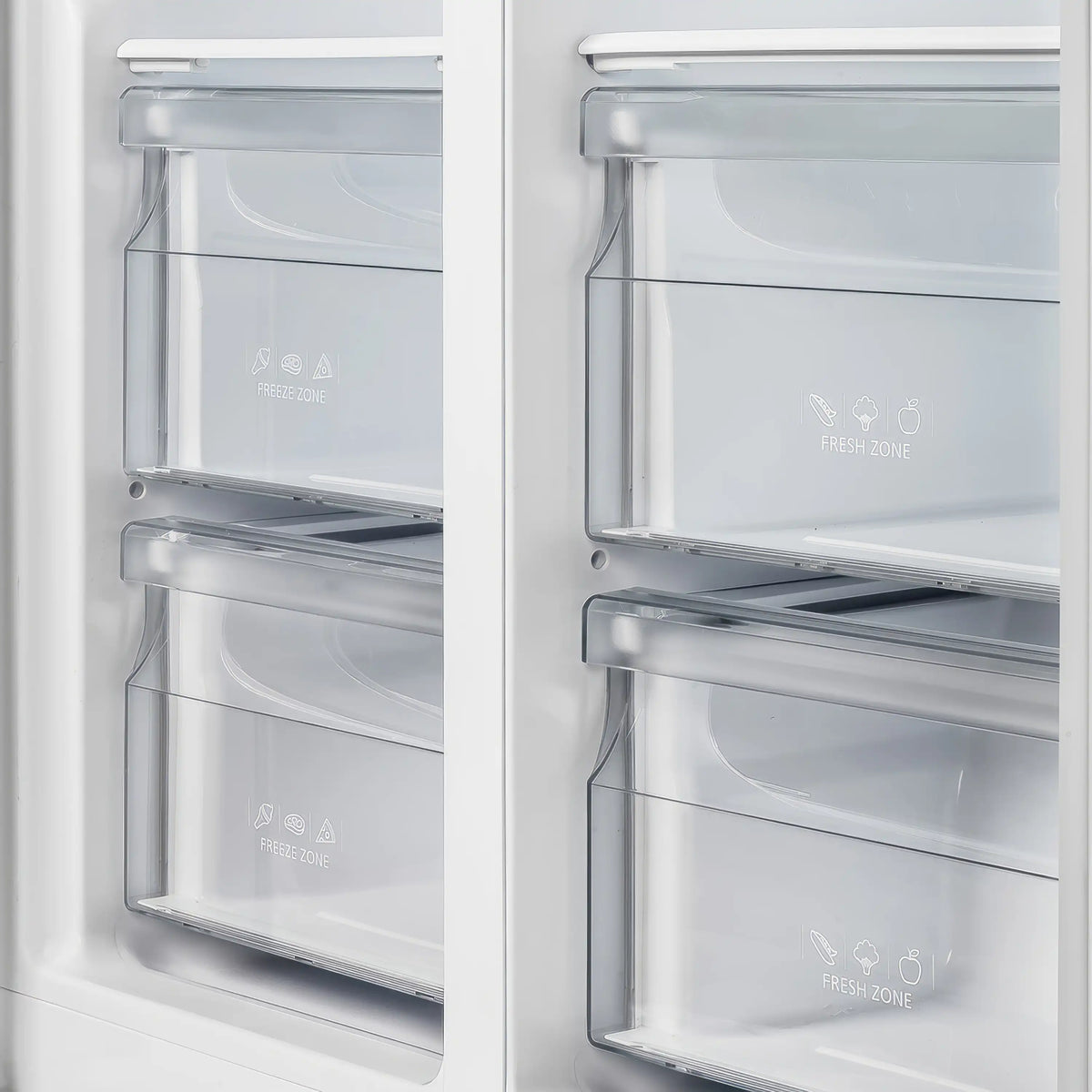 Forno Salerno 33-Inch 15.6 cu.ft Built-in Refrigerator with Modern Decorative Grille in Stainless Steel (FFRBI1805-37MG)