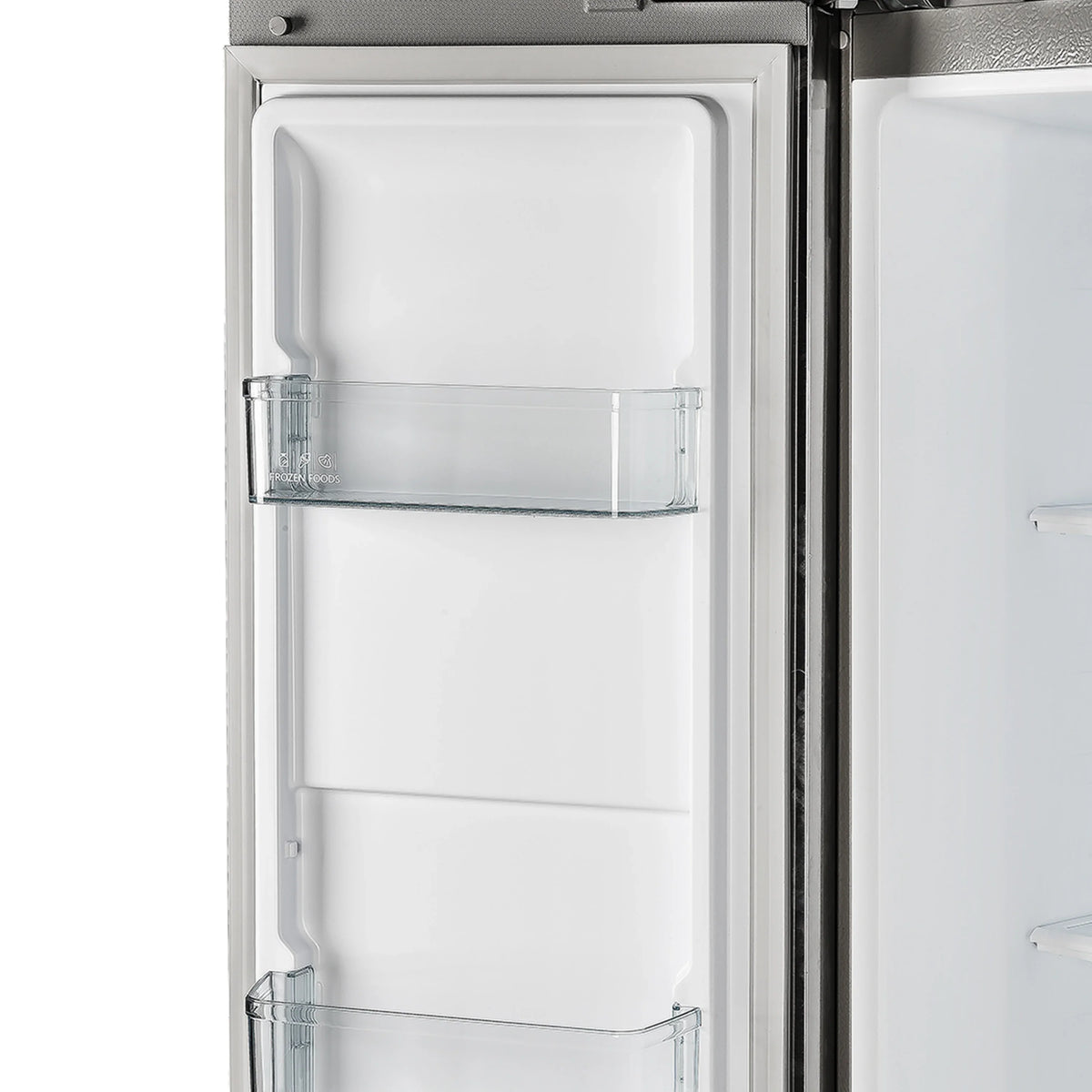 Forno 33-Inch Salerno Side-by-Side Counter Depth Refrigerator 15.6 Cu. Ft. in Stainless Steel with Professional Handle & 4” Decorative Grille (FFRBI1805-37SG)