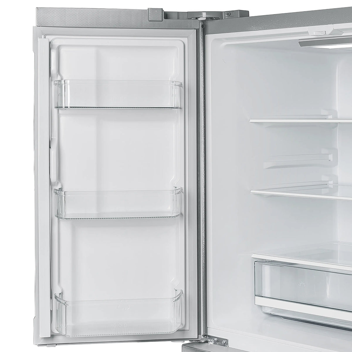 Forno Moena 36-Inch French Door 19.2 cu. ft Refrigerator with Modern Decorative Grille in Stainless Steel (FFRBI1820-40MG)