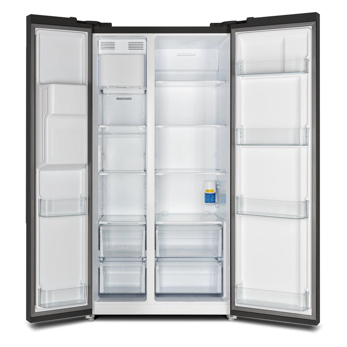 Forno 5-Piece Appliance Package - 30-Inch Electric Range, Under Cabinet Range Hood, Refrigerator with Water Dispenser, Dishwasher, and 30-Inch Microwave Oven in Black with Stainless Steel Trim