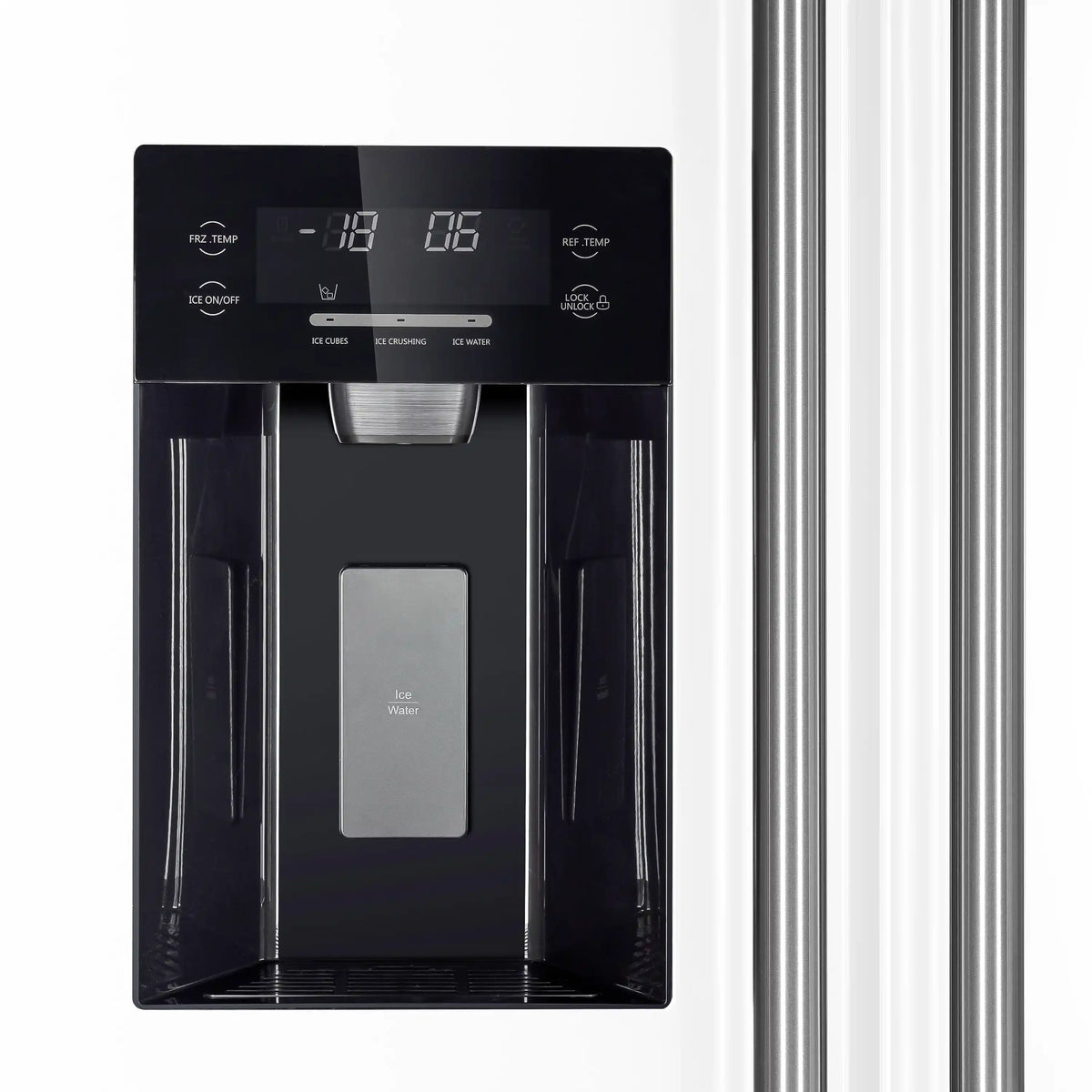 Forno 2-Piece Appliance Package - 30-Inch Electric Range and 36-Inch Side by Side Refrigerator in White with Stainless Steel Trim (FBDL-003-10US)