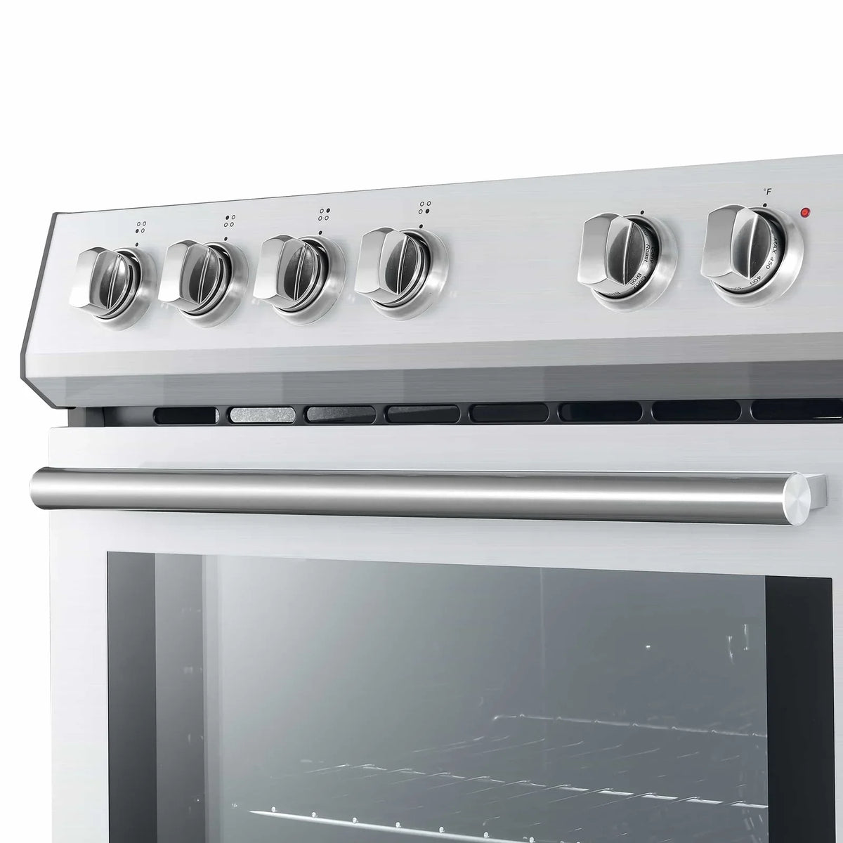 Forno Espresso 3-Piece Appliance Package - 30-Inch Electric Range with 5.0 Cu.Ft. Electric Oven, Refrigerator, and Under Cabinet Range Hood in Stainless Steel (FBDL-001-01US)