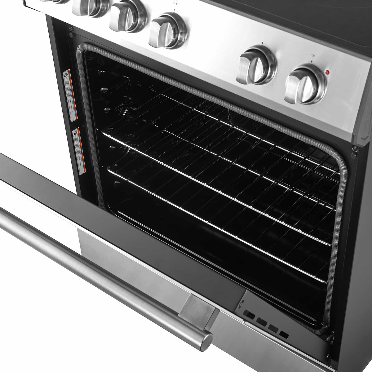 Forno 2-Piece Appliance Package - 30-Inch Electric Range and 36-Inch French Door Refrigerator in Stainless Steel (FBDL-003-05US)