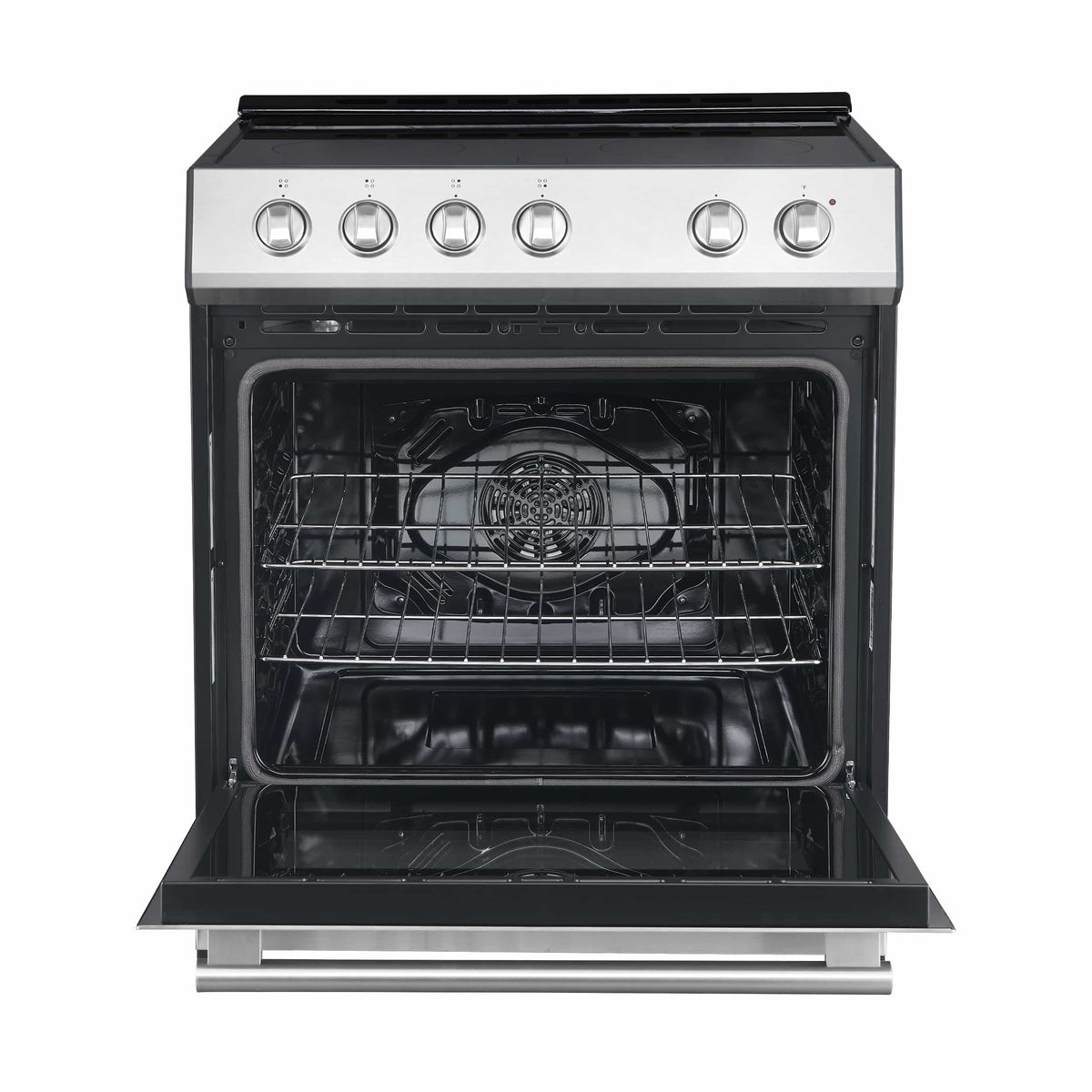 Forno 2-Piece Appliance Package - 30-Inch Electric Range and 31-Inch Refrigerator, Left Hinge in Stainless Steel (FBDL-003-04US)
