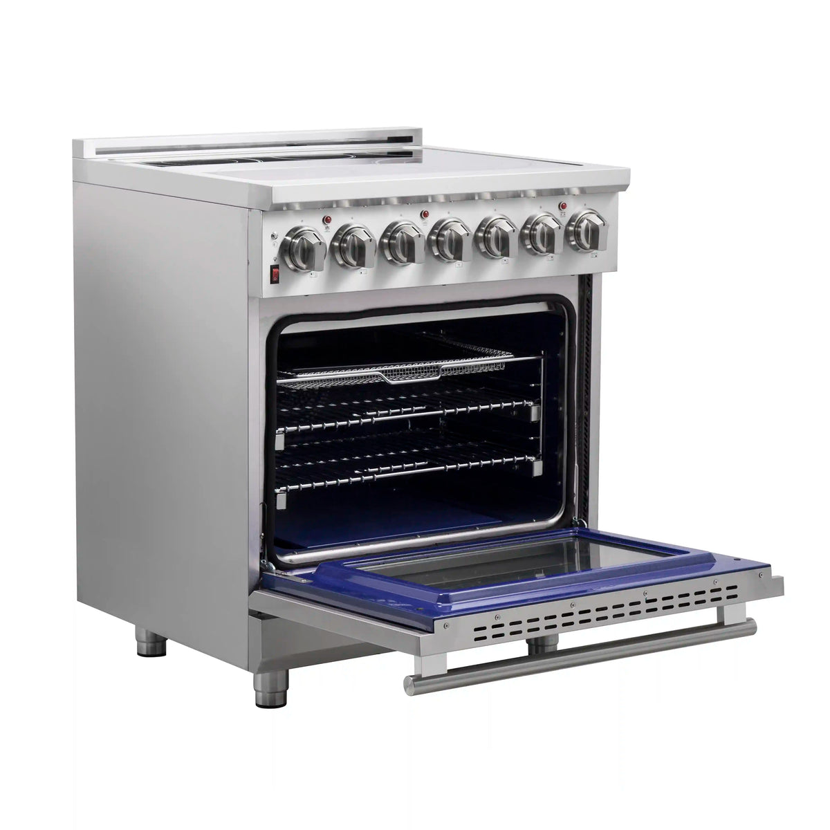 Forno 2-Piece Appliance Package - 30-Inch Electric Range and 31-Inch Refrigerator, Right Hinge in Stainless Steel (FBDL-013-01CAUS)