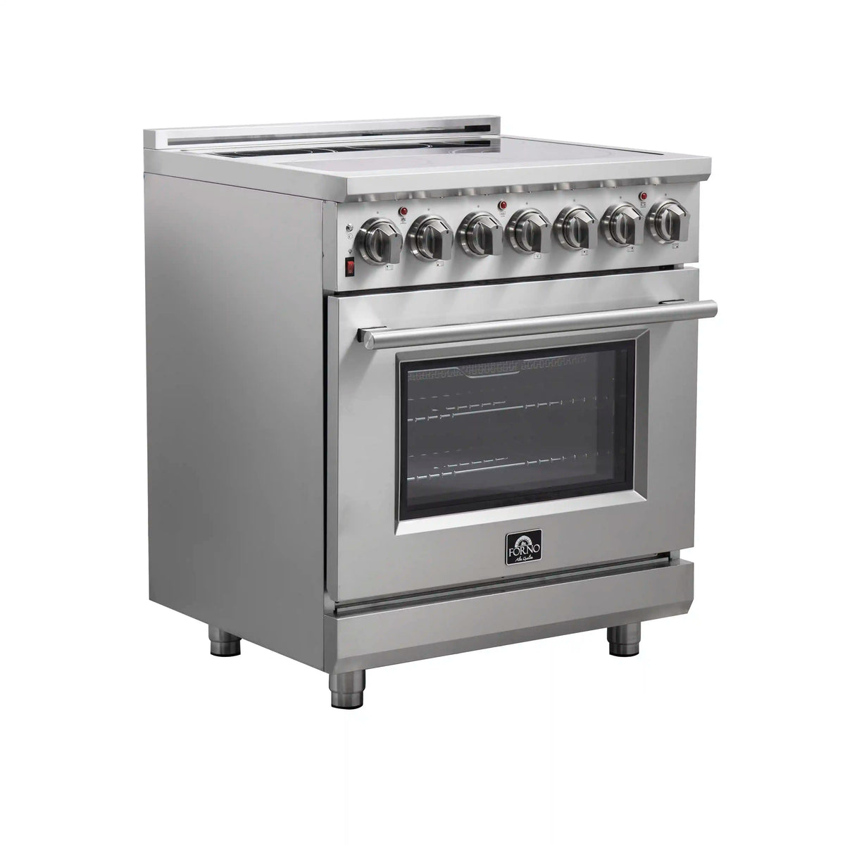 Forno 2-Piece Appliance Package - 30-Inch Electric Range and 36-Inch Side by Side Refrigerator with Water Dispenser in Stainless Steel (FBDL-013-04CAUS)