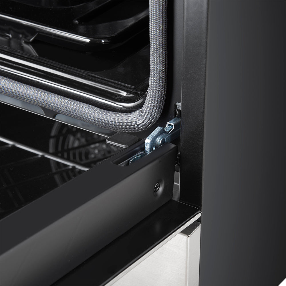 Forno 3-Piece Appliance Package - 30-Inch Gas Range, Under Cabinet Range Hood, & Refrigerator in Stainless Steel