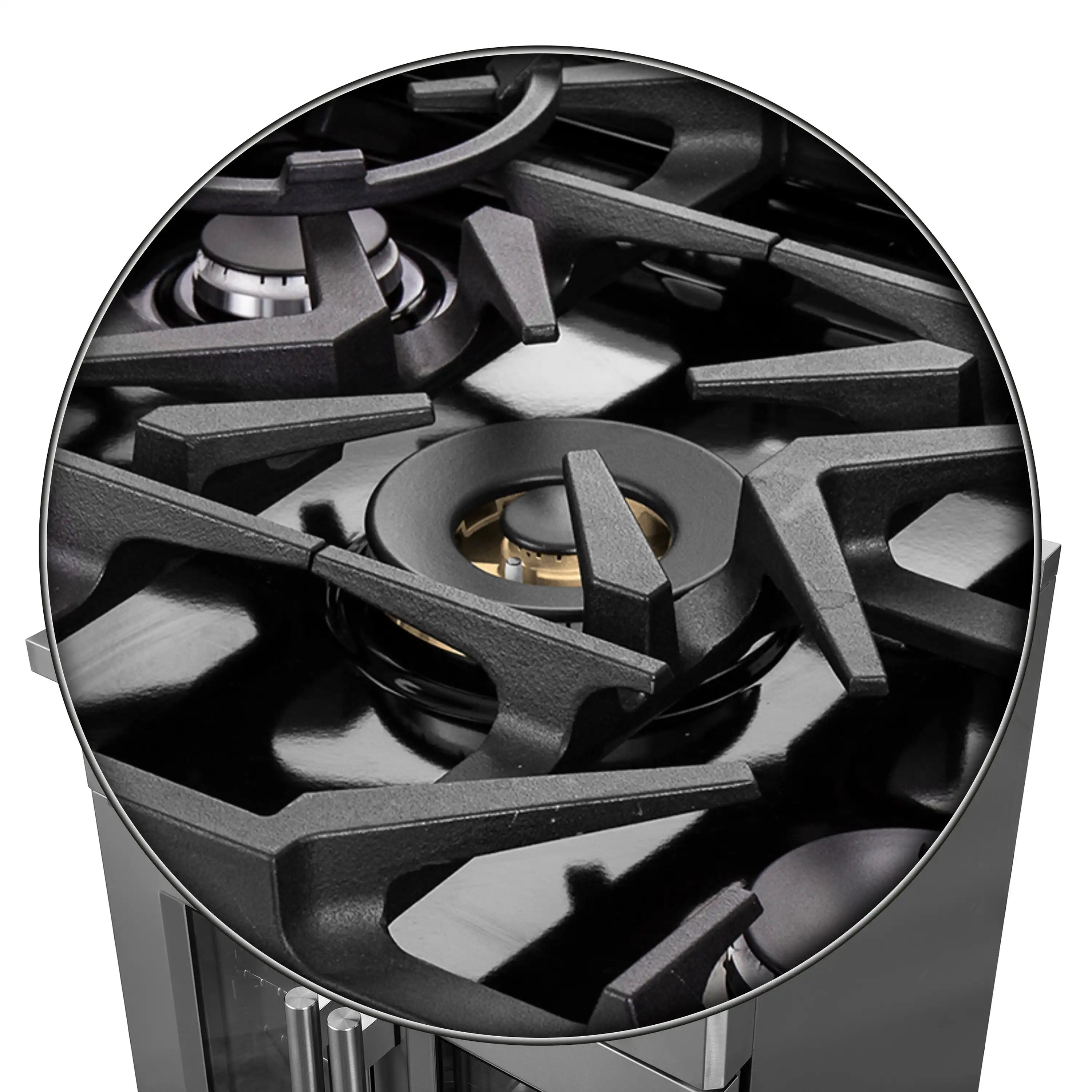Forno Massimo 30-Inch French Door Gas Range in Stainless Steel (FFSGS6439-30)