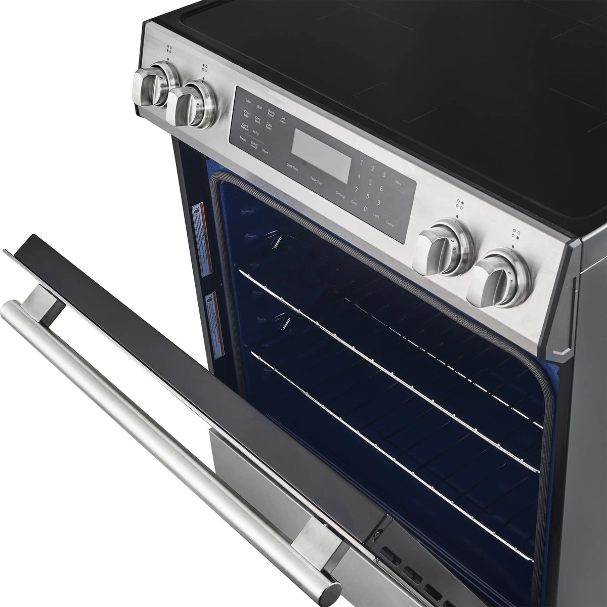 Forno 2-Piece Appliance Package - 30-Inch Induction Range and 36-Inch French Door Refrigerator in Stainless Steel (FBDL-015-03CAUS)