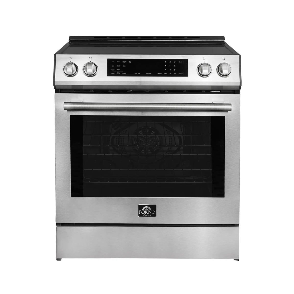 Forno 2-Piece Appliance Package - 30-Inch Induction Range and 36-Inch French Door Refrigerator in Stainless Steel (FBDL-015-03CAUS)