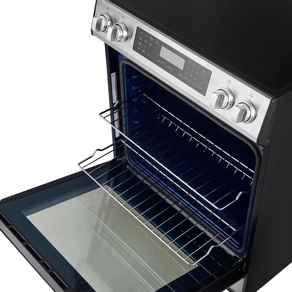 Forno 2-Piece Appliance Package - 30-Inch Induction Range and 31-Inch Refrigerator, Left Hinge in Stainless Steel (FBDL-015-02CAUS)