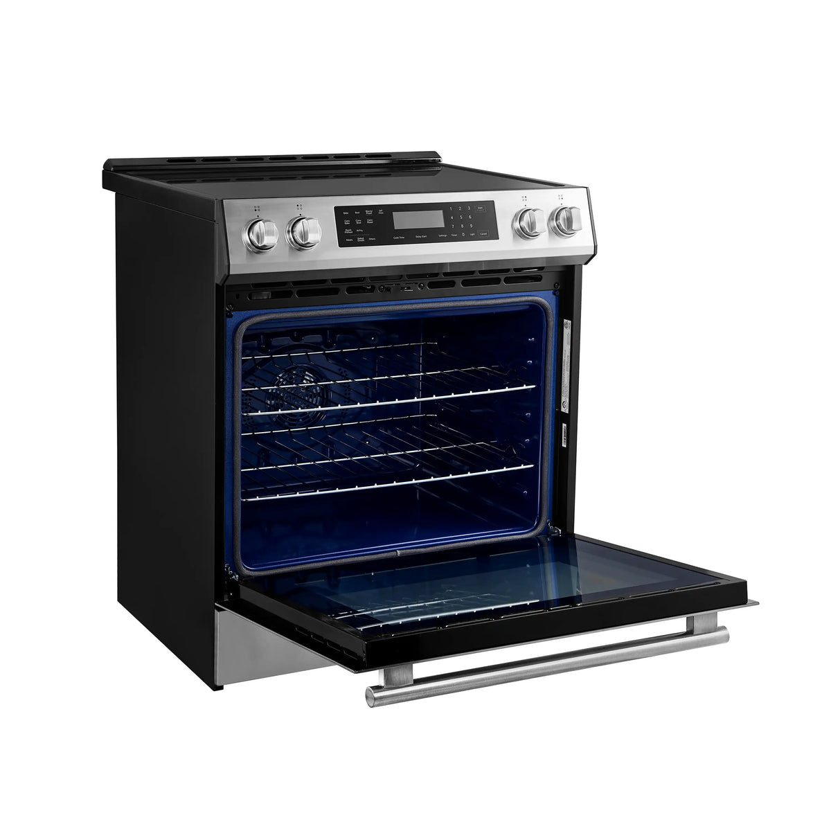Forno 2-Piece Appliance Package - 30-Inch Induction Range and 36-Inch Side by Side Refrigerator with Water Dispenser in Stainless Steel (FBDL-015-04CAUS)