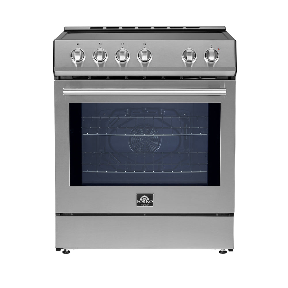 Forno 2-Piece Appliance Package - 30-Inch Induction Range and 36-Inch French Door Refrigerator in Stainless Steel (FBDL-014-03CAUS)