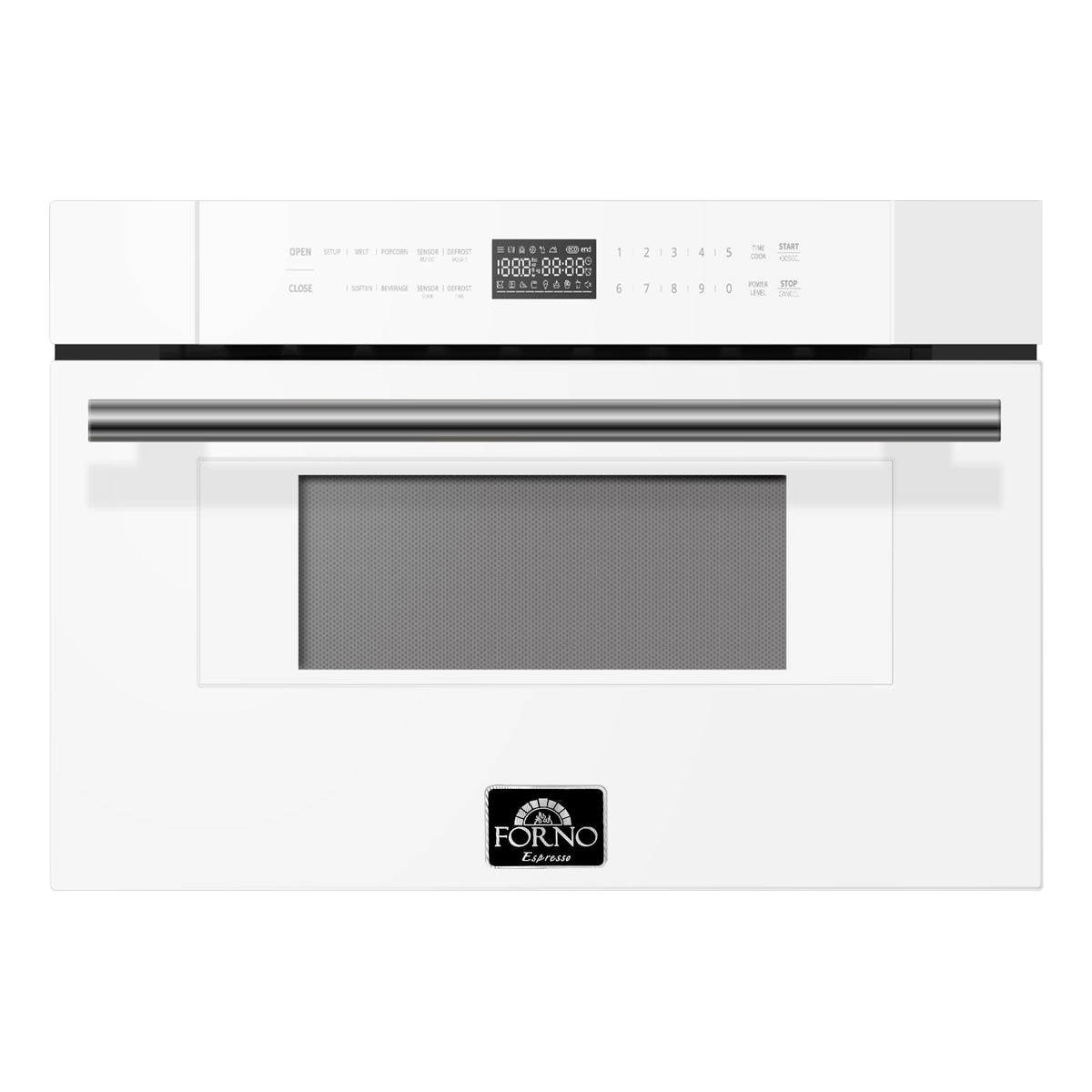 Forno Capoliveri Espresso 30-Inch 1.2 Cu.ft  Microwave Drawer in White with Stainless Steel Trim (FMWDR3000-30WHT)