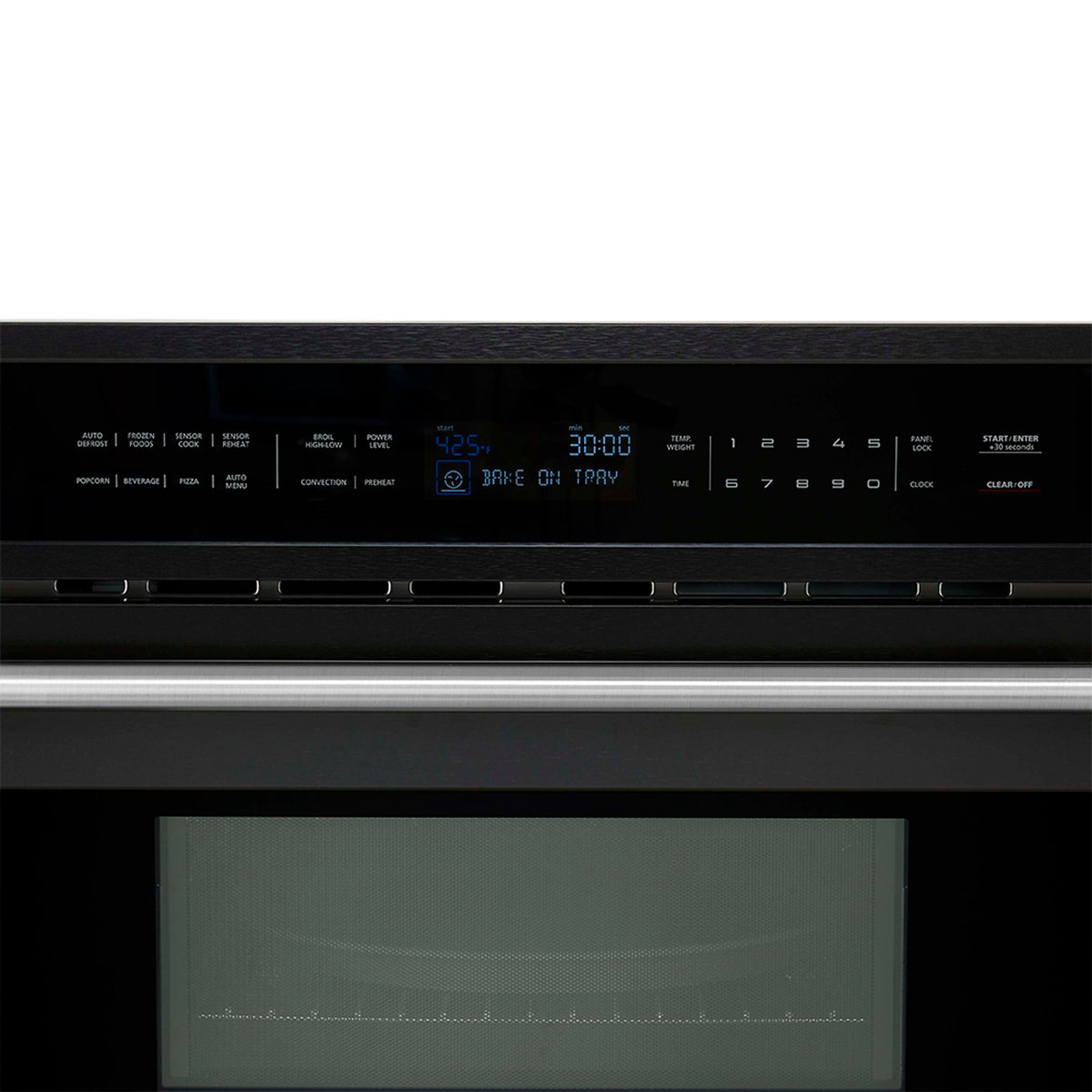 Forno 2-Piece Appliance Package - 30-Inch Vomero Double Wall Oven & 30-Inch Microwave Oven in Black with Stainless Steel Trim