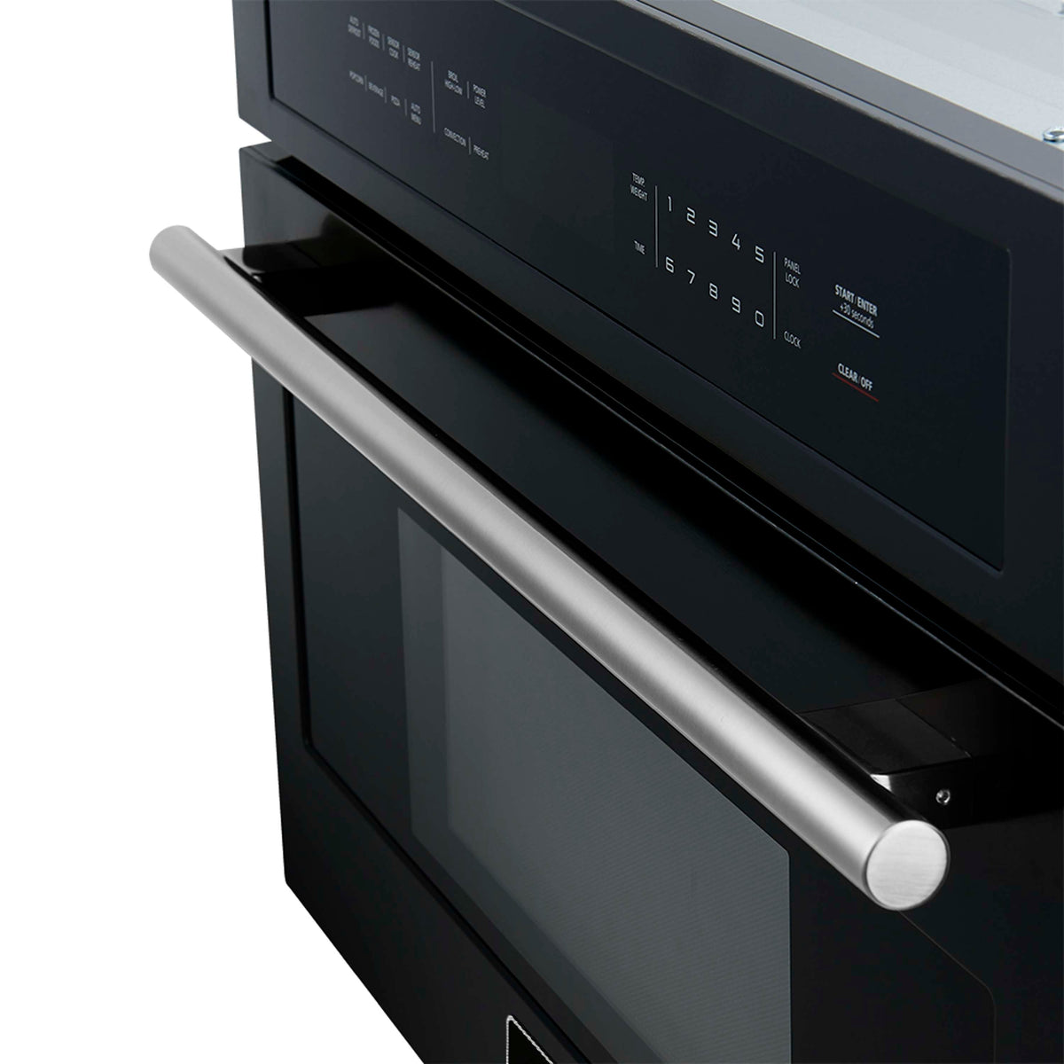 Forno 2-Piece Appliance Package - 30-Inch Vomero Wall Oven & 30-Inch Microwave Oven in Black with Stainless Steel Trim