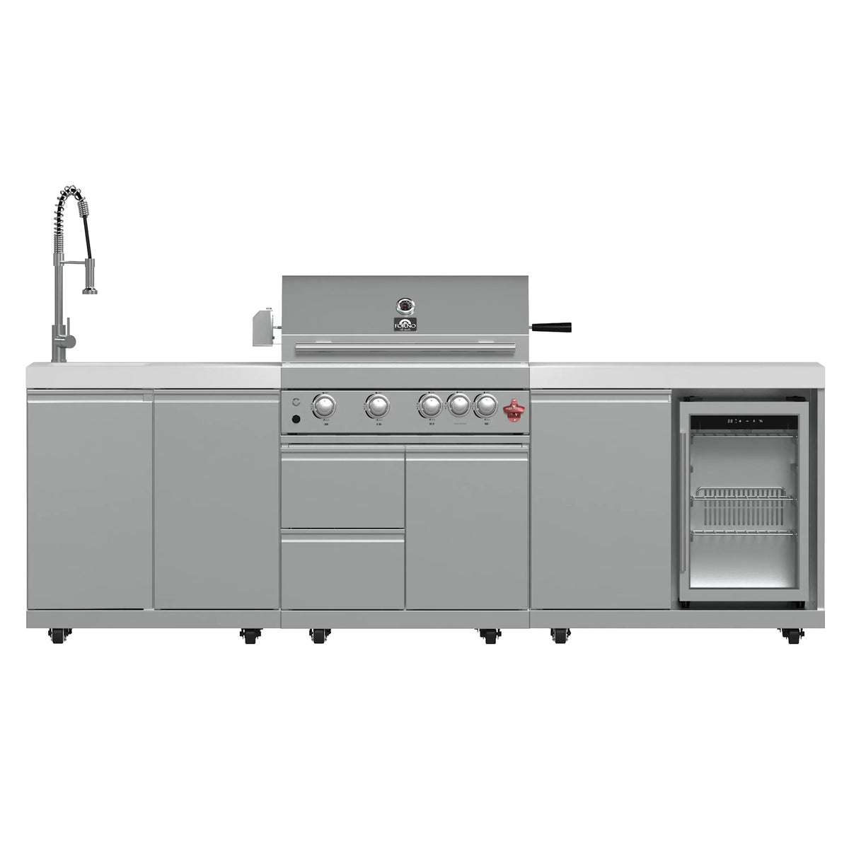 Forno Bulnes outdoor kitchen FODKT2506WHT