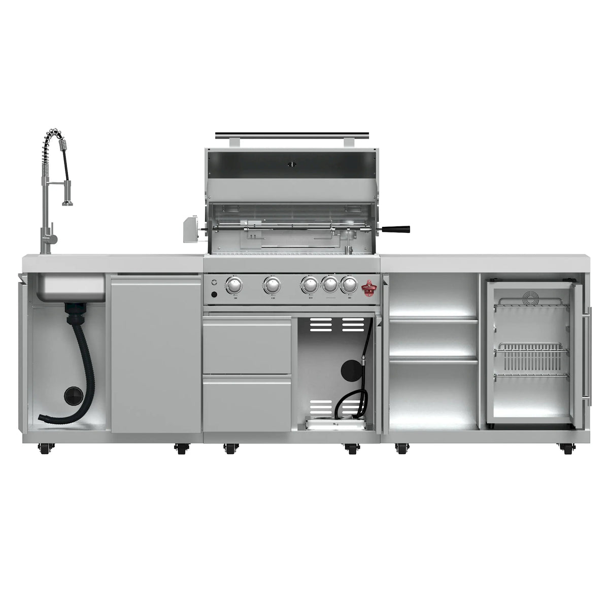 Forno Bulnes outdoor kitchen FODKT2506WHT