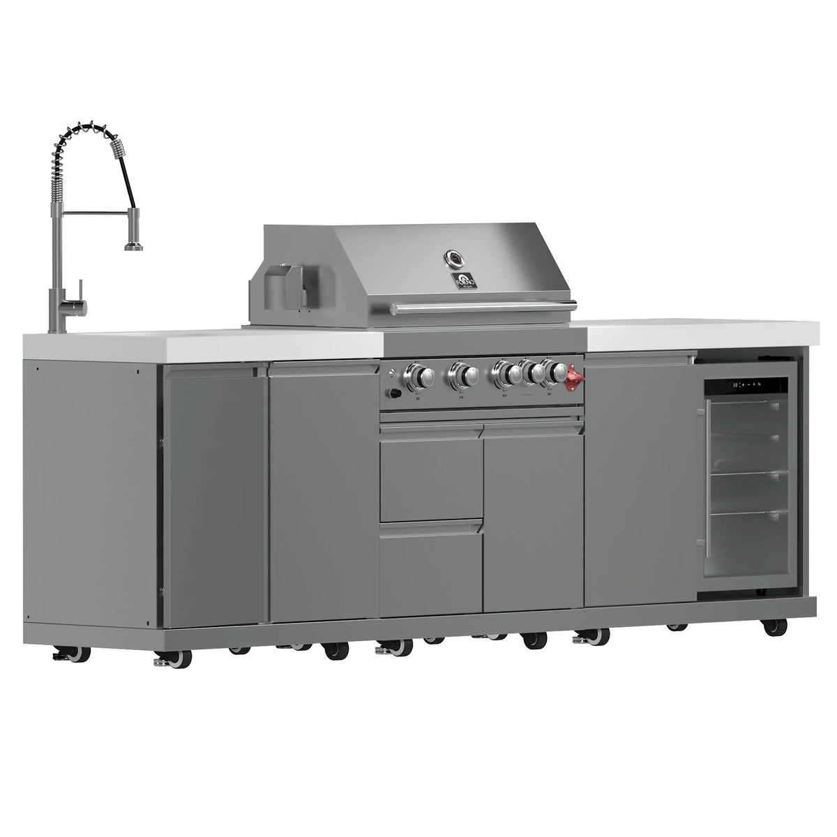 Forno Bulnes outdoor kitchen FODKT2506WHT