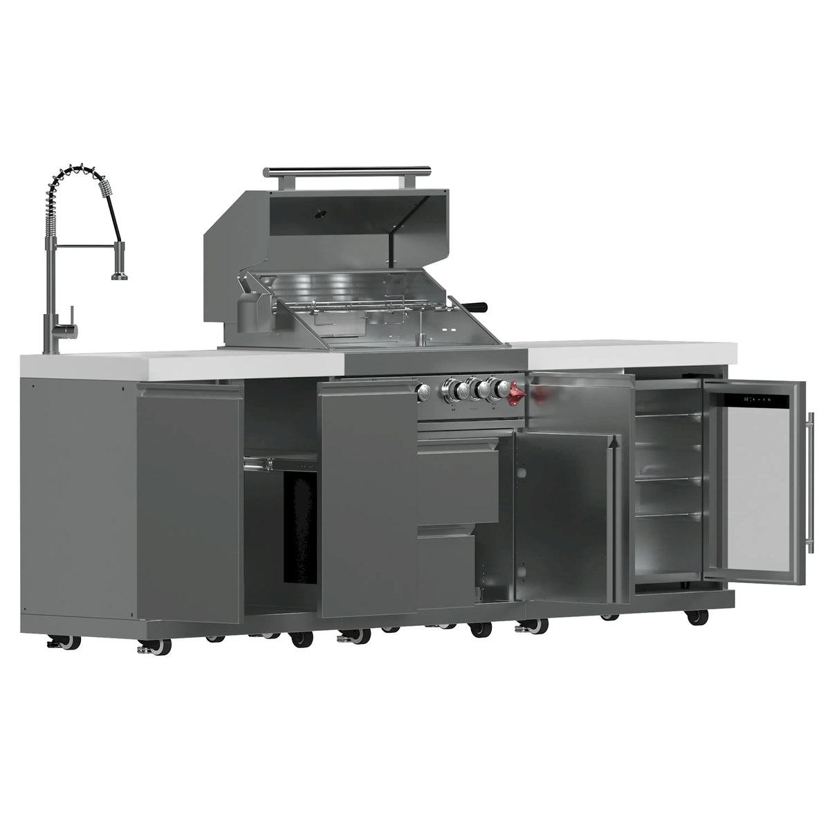 Forno Bulnes outdoor kitchen FODKT2506WHT
