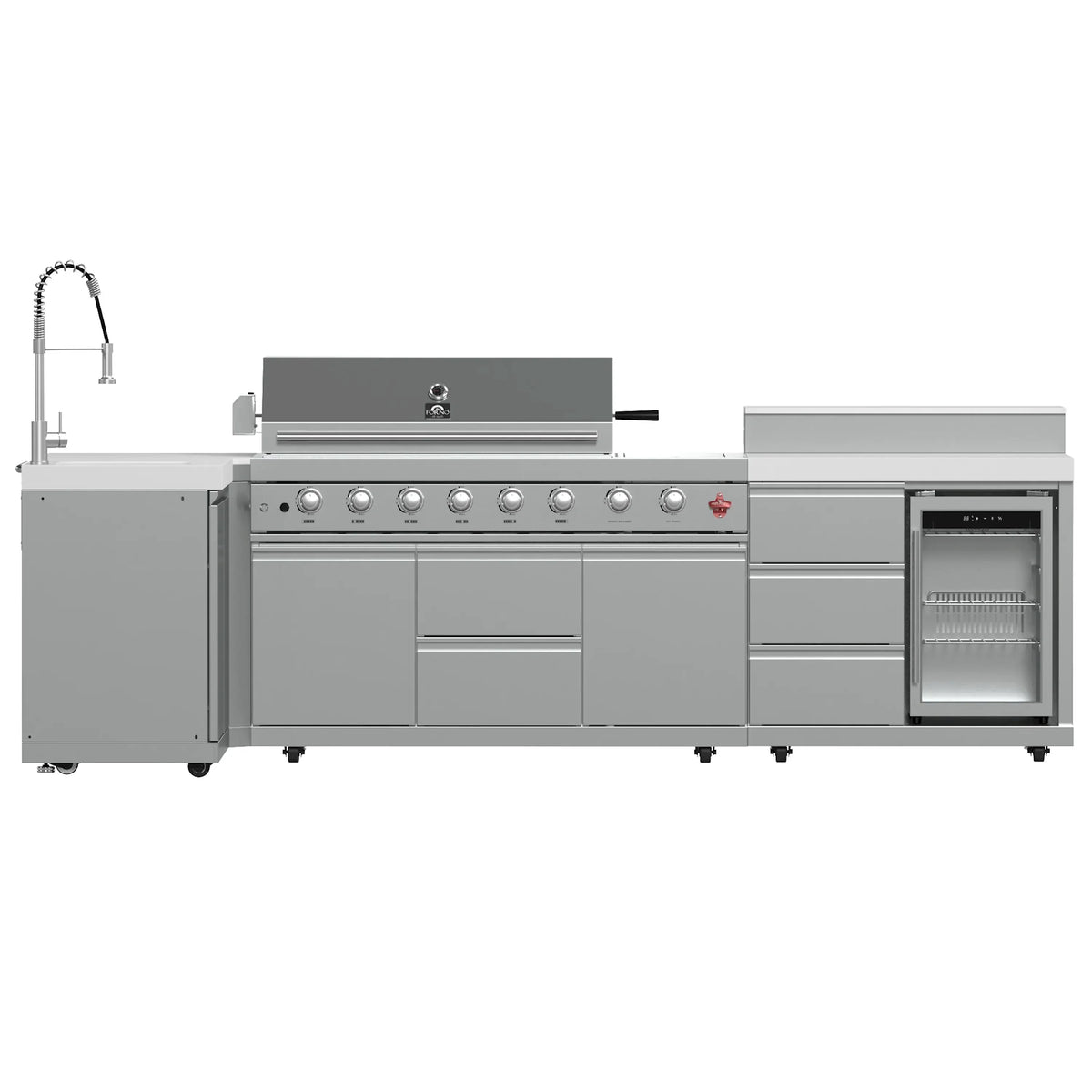 Forno Bulnes outdoor kitchen FODKT2520WHT