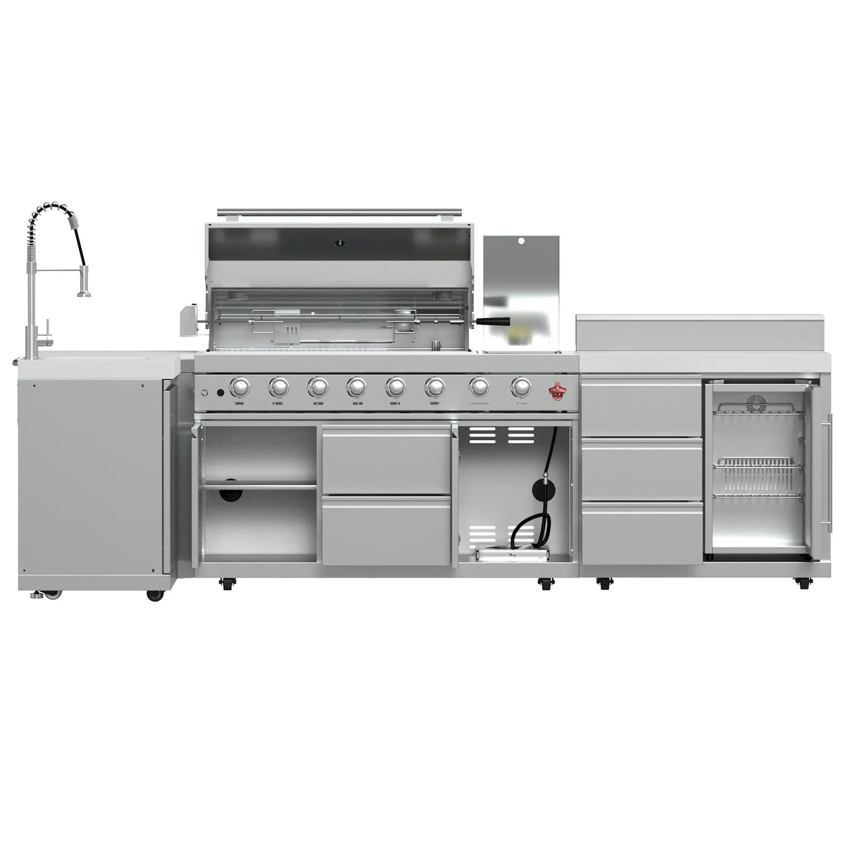 Forno Bulnes outdoor kitchen FODKT2520WHT