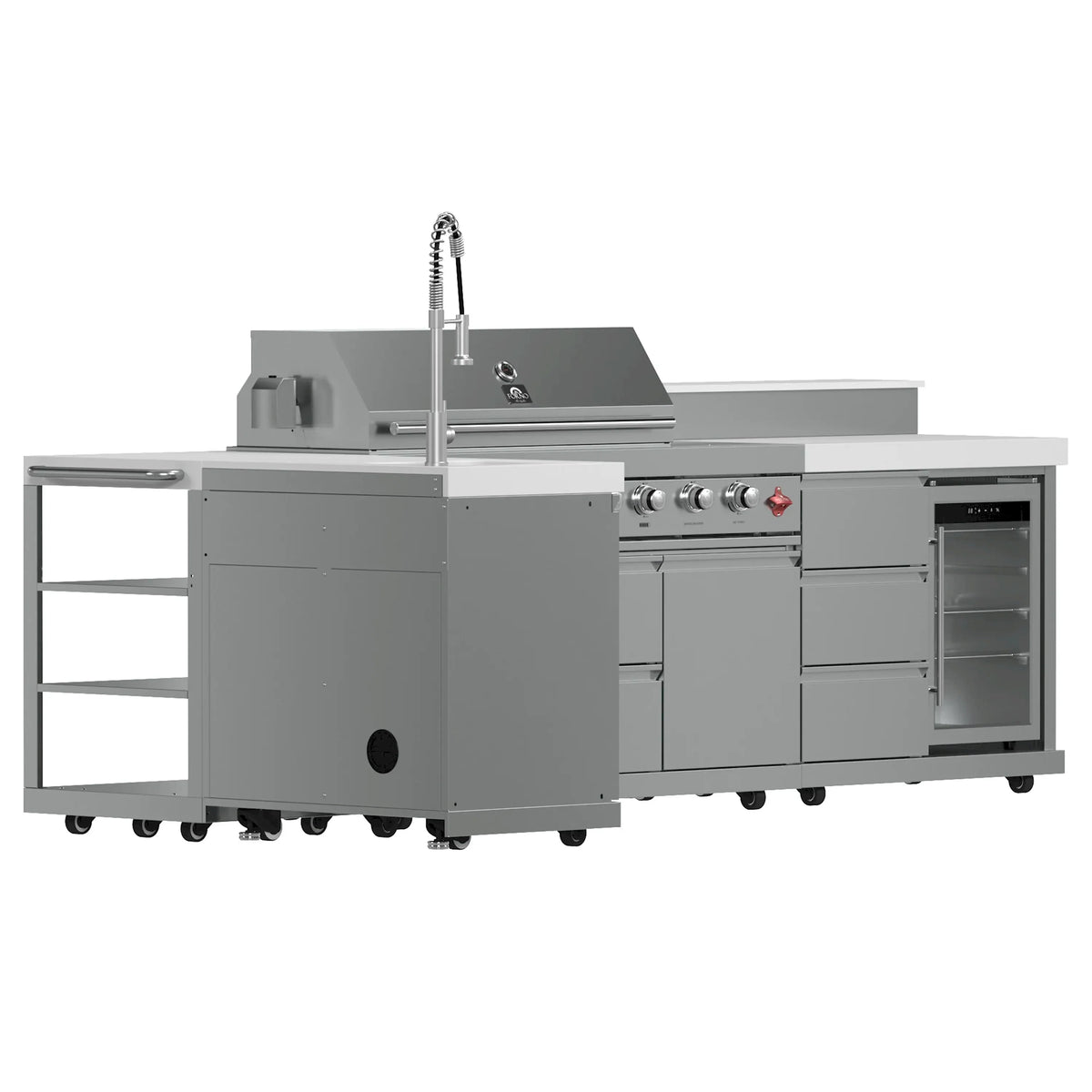 Forno Bulnes outdoor kitchen FODKT2520WHT