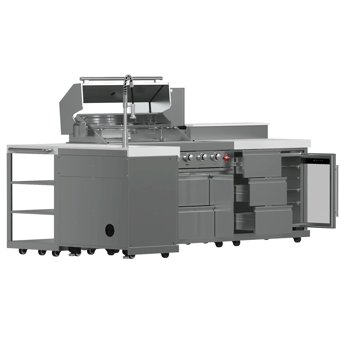 Forno Bulnes outdoor kitchen FODKT2520WHT