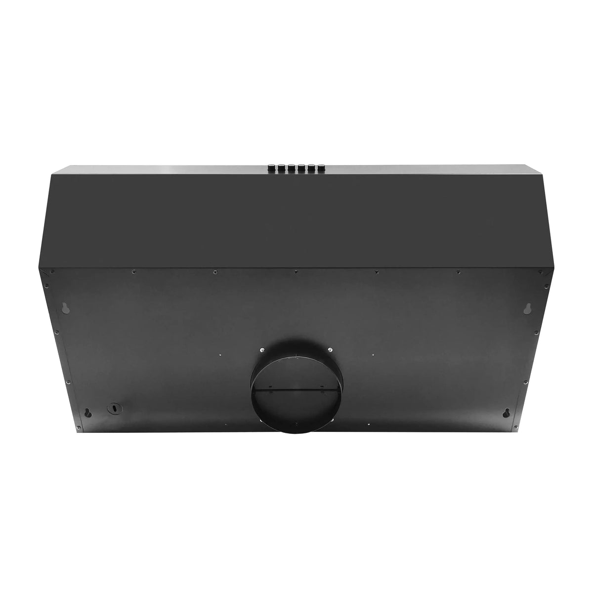 Forno 3-Piece Appliance Package - 30-Inch Gas Range, Under Cabinet Range Hood, and Refrigerator in Black with Antique Brass Trim