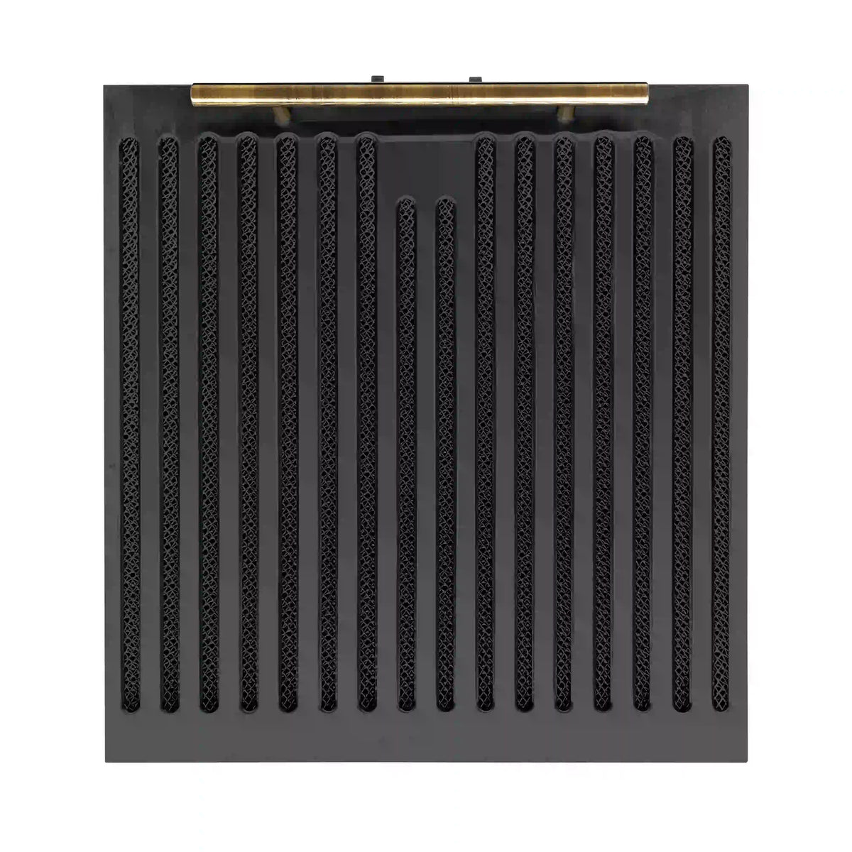 Forno 5-Piece Appliance Package - 30-Inch Inducton Range, Under Cabinet Range Hood, Refrigerator with Water Dispenser, Dishwasher, and 24-Inch Microwave Oven in Black with Antique Brass Trim