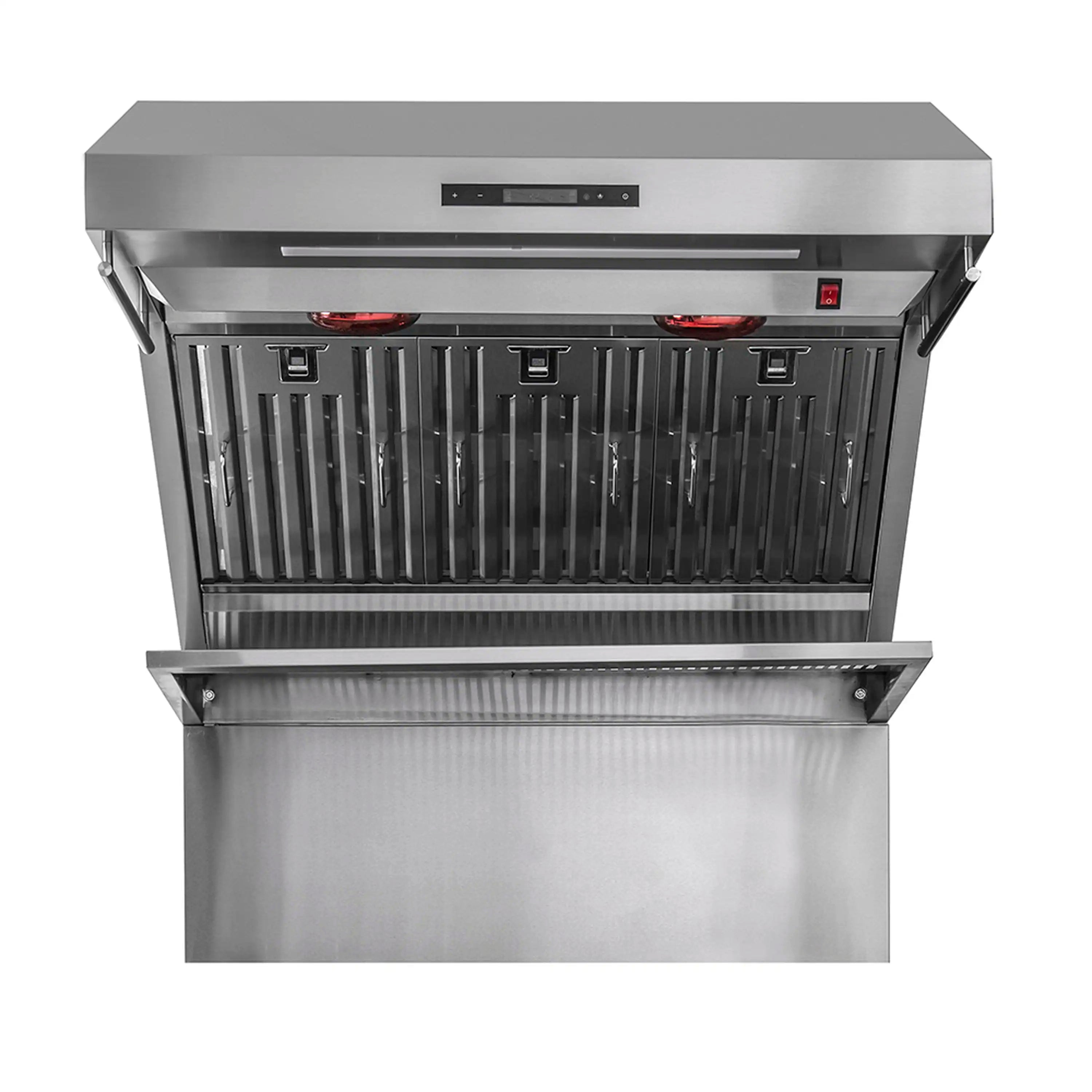 Forno Savona 36-Inch Wall Mount Range Hood in Stainless Steel with Baffle Filters & Backsplash (FRHWM5029-36)