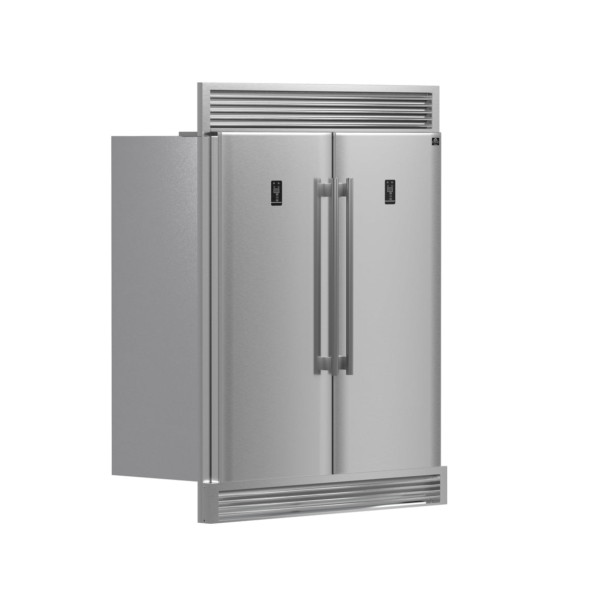 Forno Rizzuto 60-inch refrigerator/freezer set FFFFD1933-60S - angle