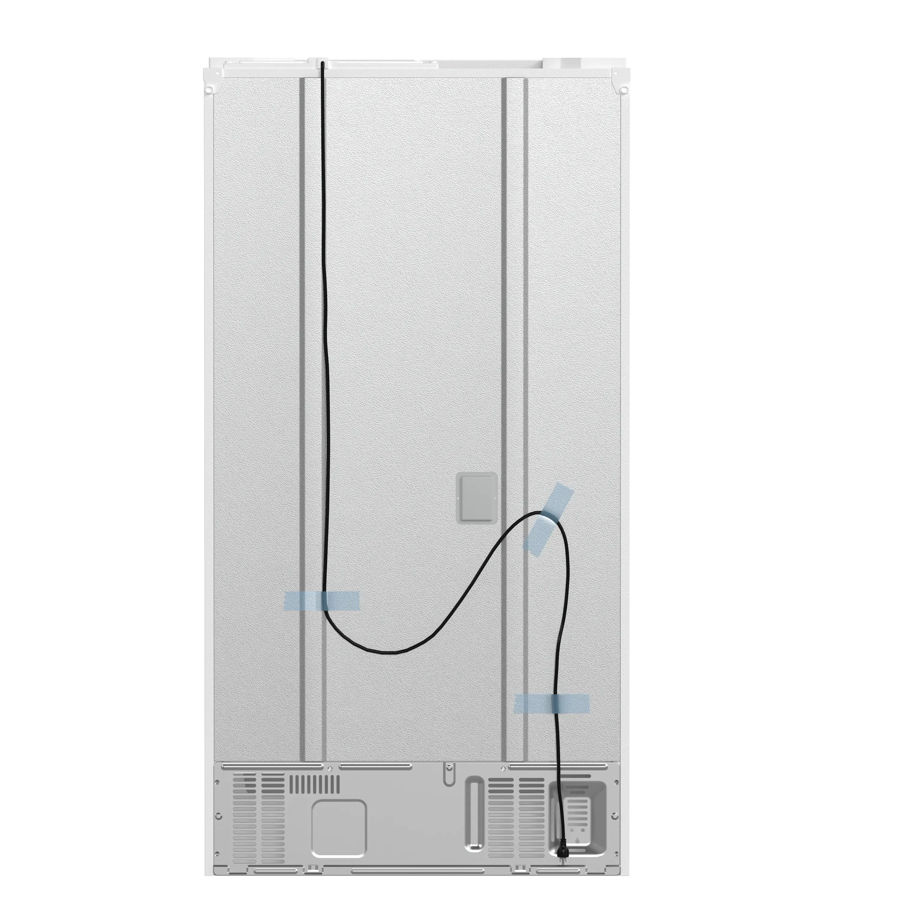 Forno Espresso Moena 36-inch 19.2 Cu.ft French Door Refrigerator in White with Antique Brass Handle (FFRBI1820-36WHT)