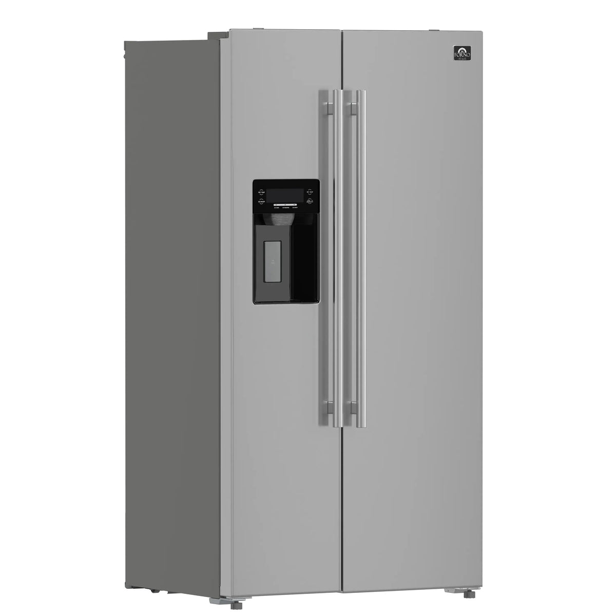 Forno 2-Piece Appliance Package - 30-Inch Electric Range and 36-Inch Side by Side Refrigerator with Water Dispenser in Stainless Steel (FBDL-013-04CAUS)
