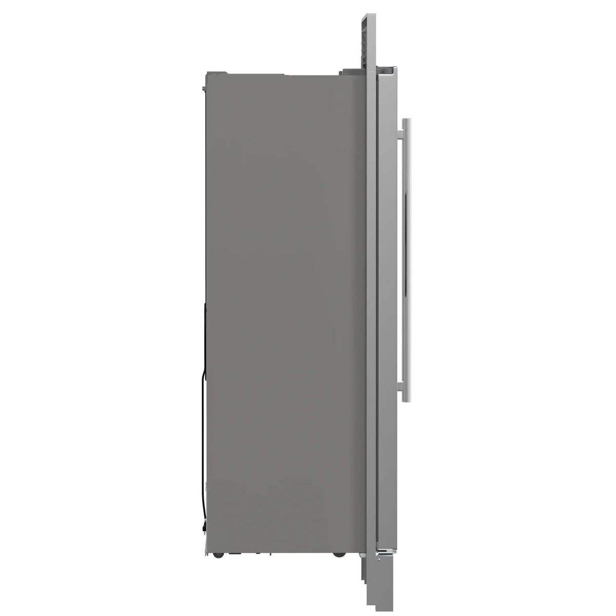Forno 36-Inch Built-In Side-by-Side 20 cu.ft Refrigerator in Stainless Steel with Water Dispenser and Ice Maker with Grille (FFRBI1844-40SG)