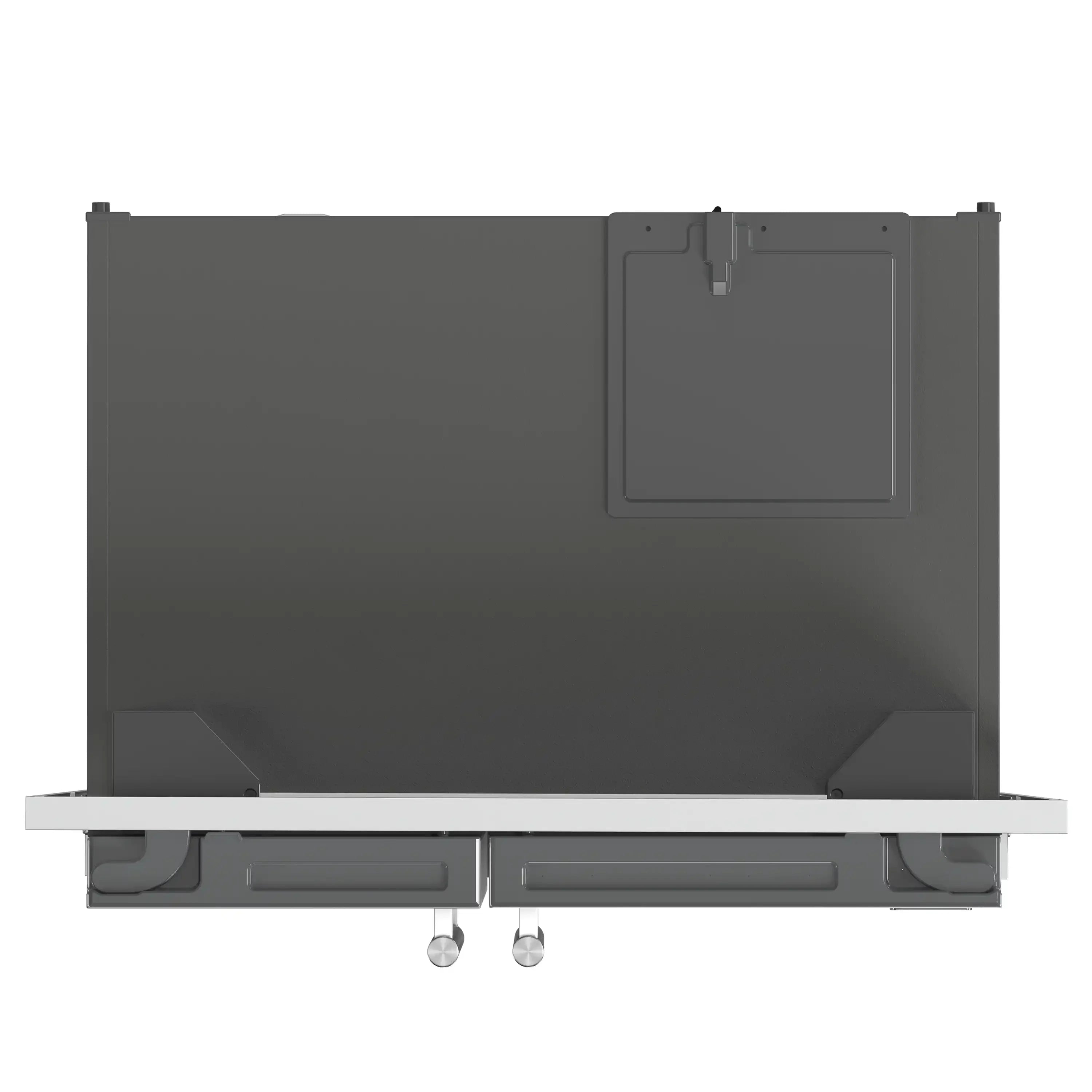 Forno 36-Inch Built-In Side-by-Side 20 cu.ft Refrigerator in Stainless Steel with Water Dispenser and Ice Maker with Grille (FFRBI1844-40SG)