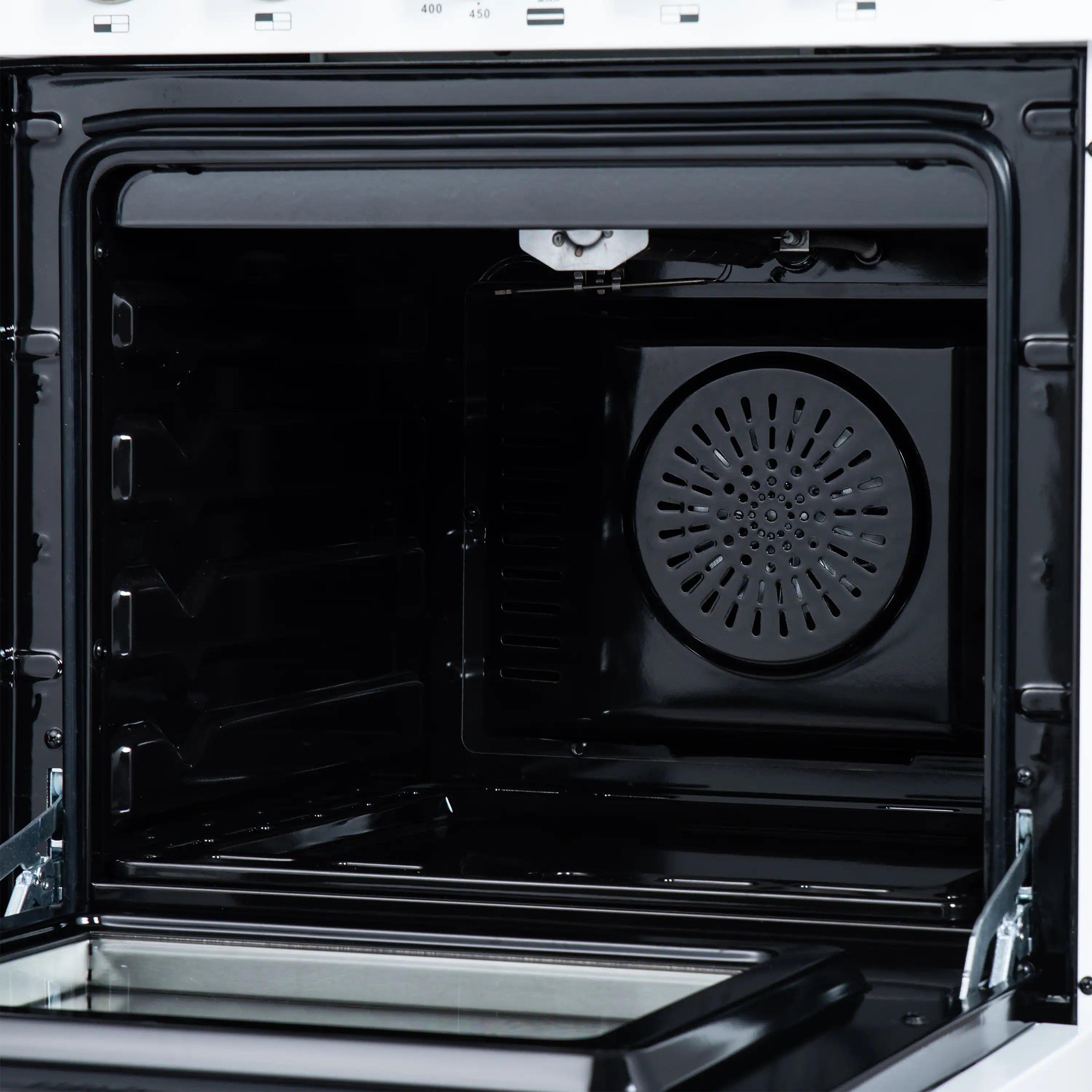 Forno Breno 24-Inch Freestanding Gas Range in White with Antique Brass Trim (FFSGS6272-24WHT)